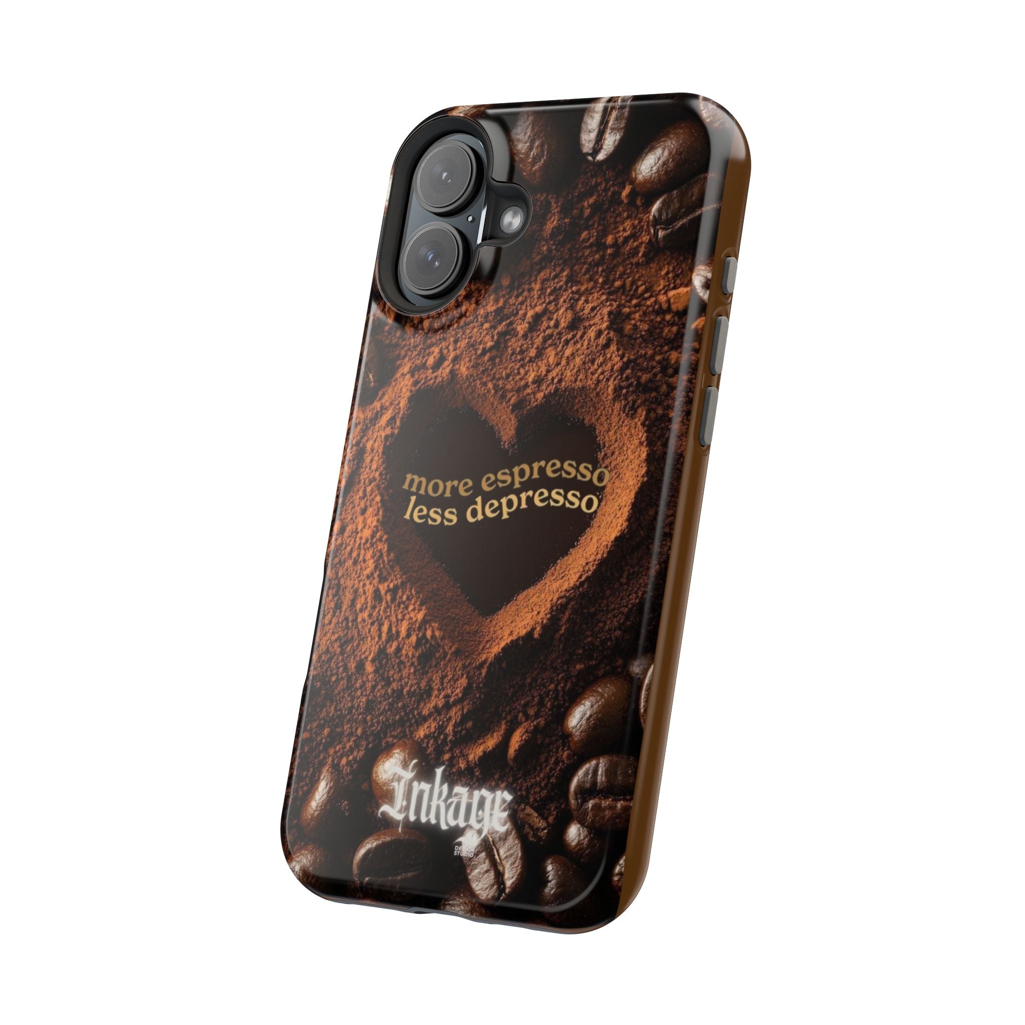 "More Espresso Less Depresso" Magnetic Phone Cases (Quote)