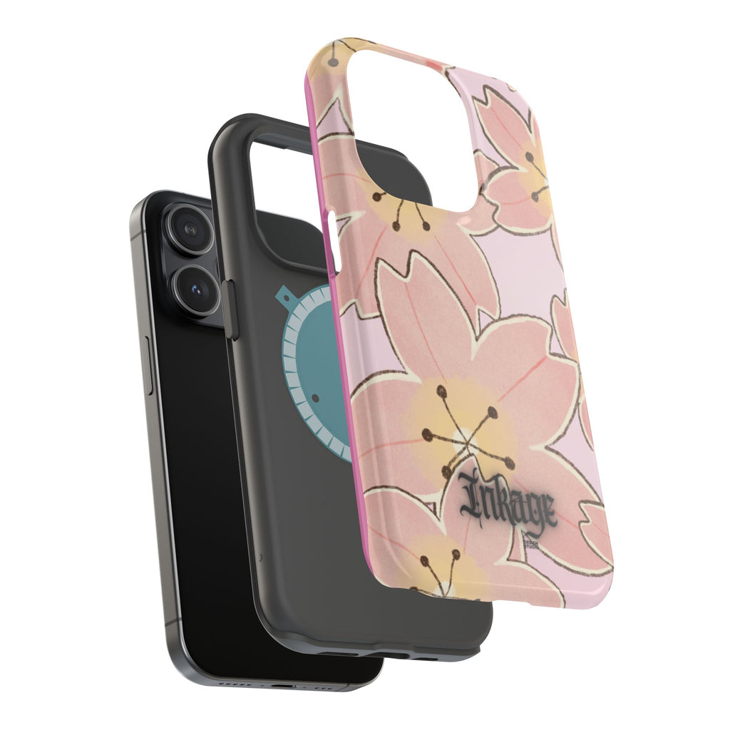 Charming Floral Magnetic Phone Case (Minimal)