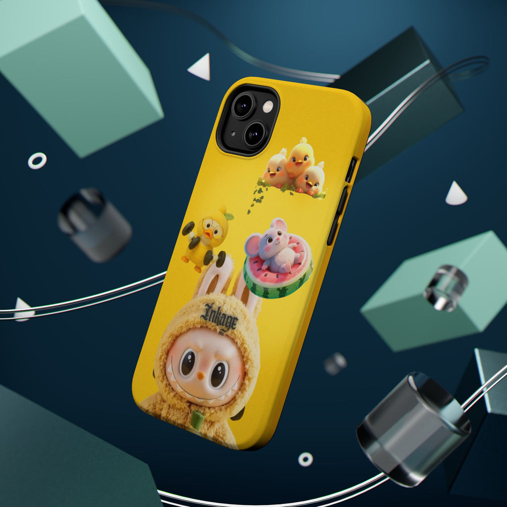 Yellow Cutie Labubu Magnetic Phone Cases (Animation)