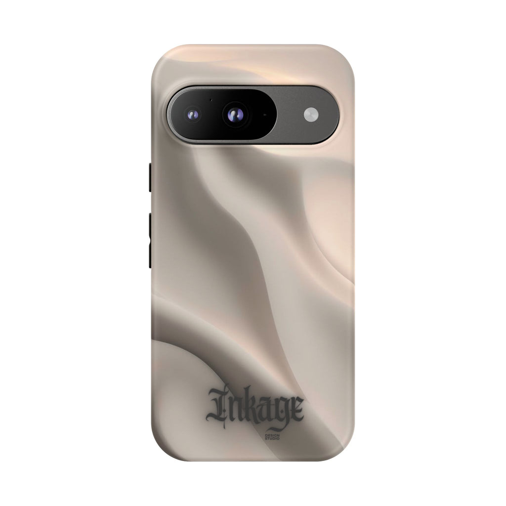 Beige Wavy Flow Tough Phone Case (Minimal)