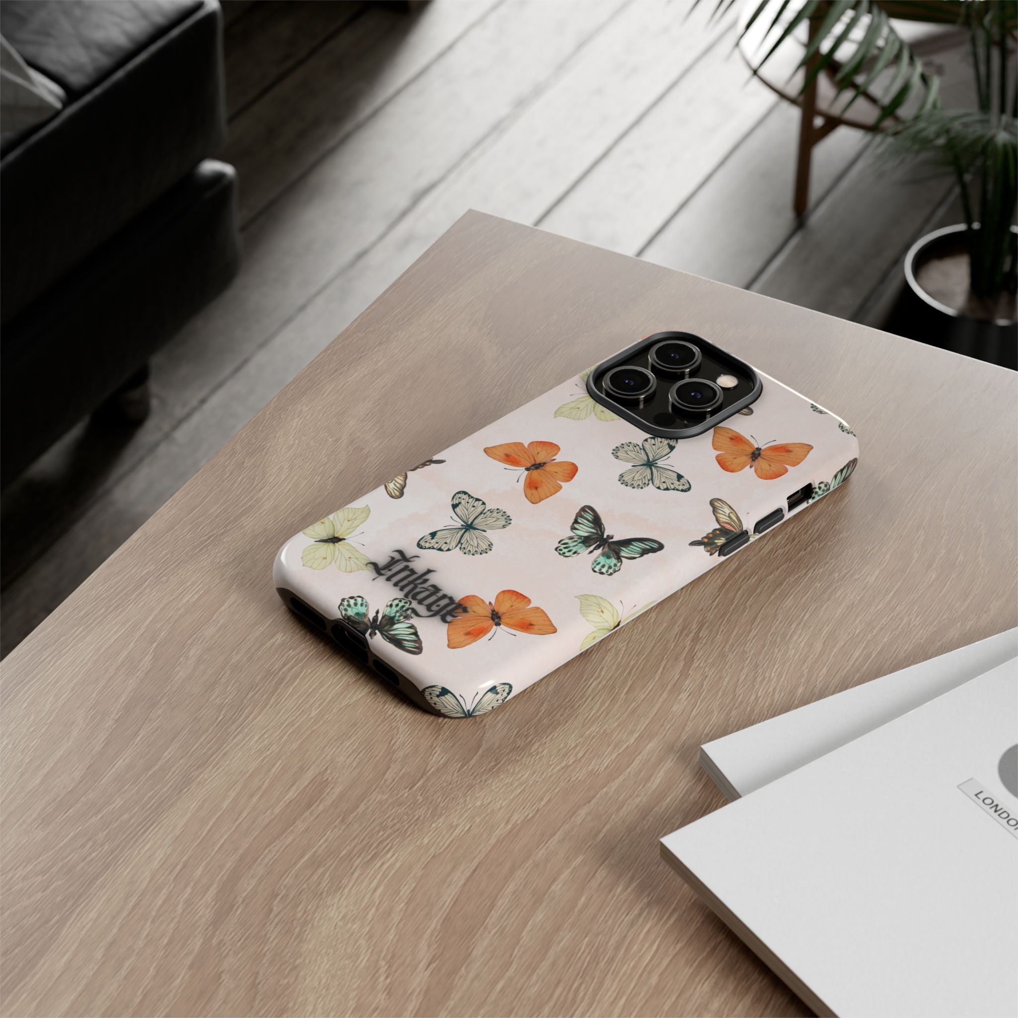 Color Butterfly Tough Phone Case (Minimal)