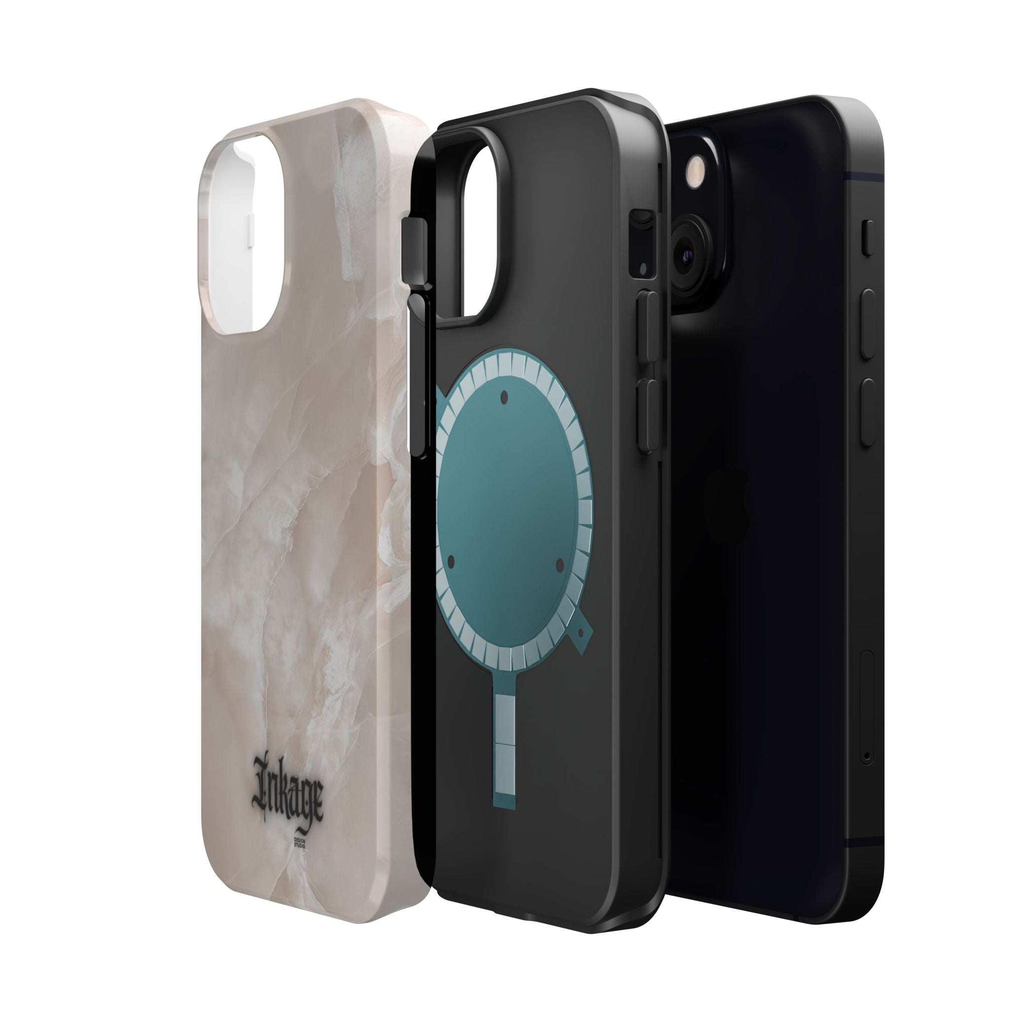 Blush Marble Magnetic Phone Cases (Minimal)