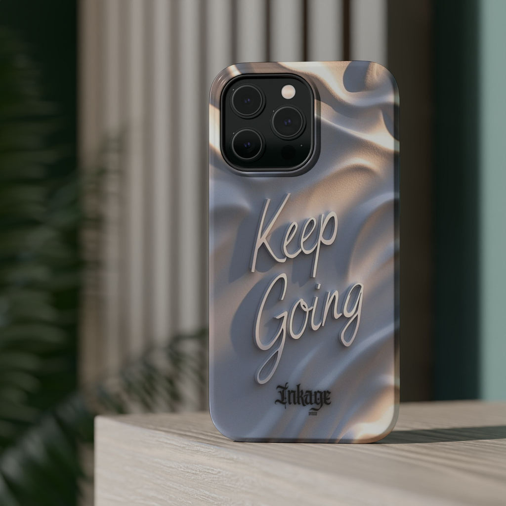 "Keep Going" Magnetic Phone Cases (Quote)