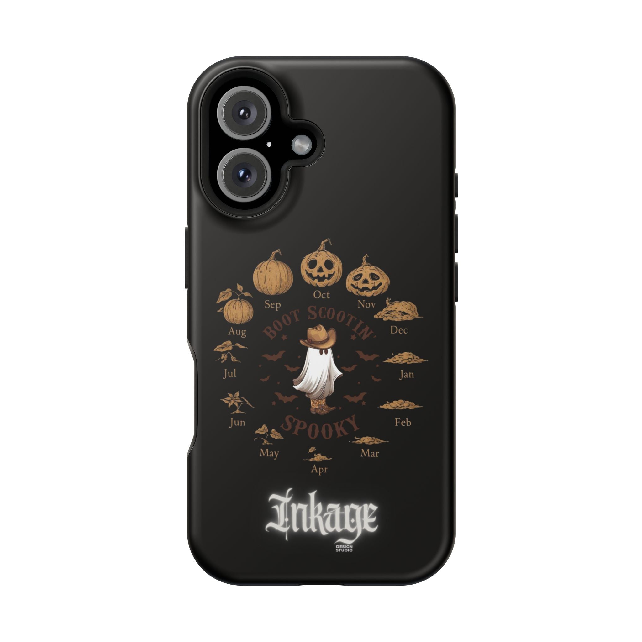 Spooky Boot Halloween Pumpkin Magnetic Phone Case (Season)