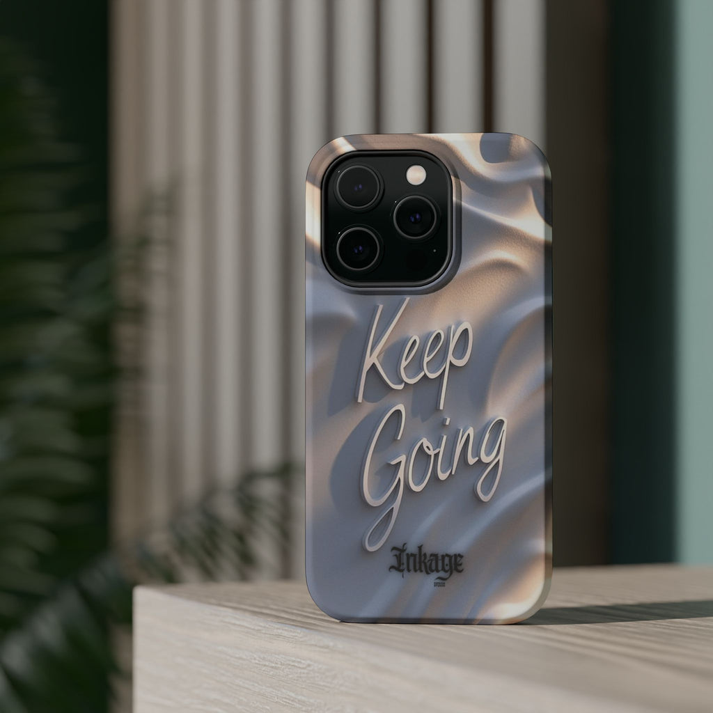 "Keep Going" Magnetic Phone Cases (Quote)
