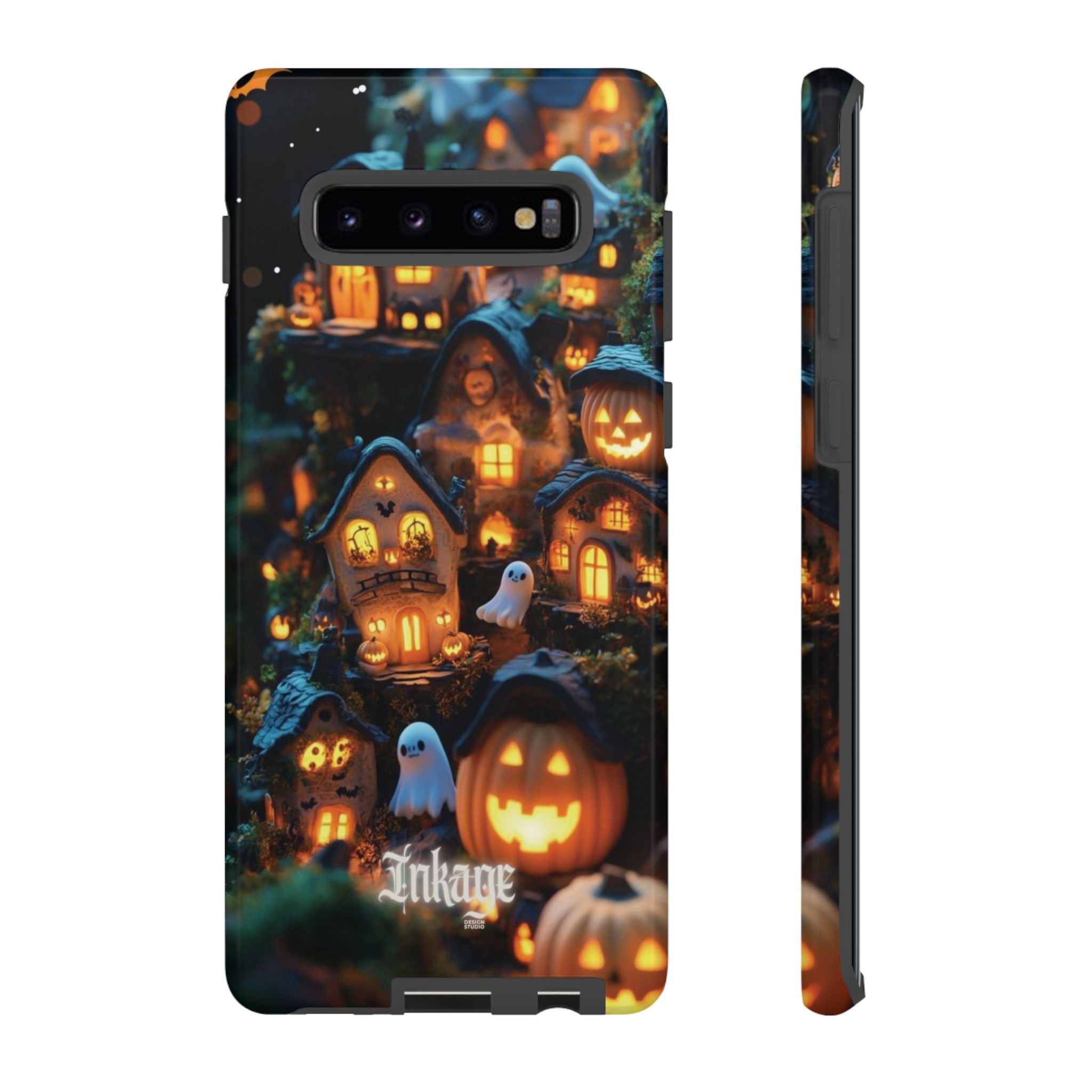 Spooky Pumpkin Village Tough Phone Cases (Season)
