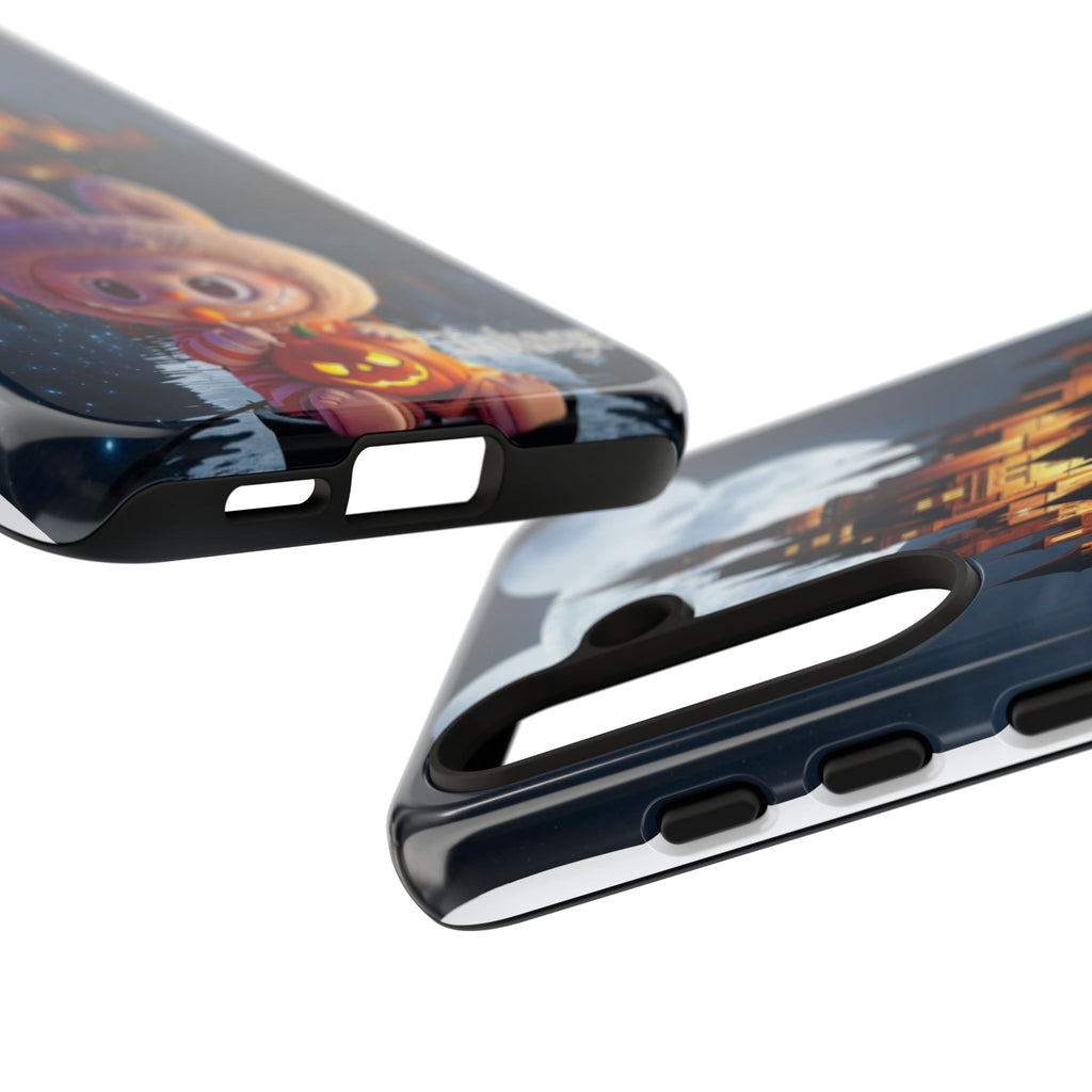 Labubu Halloween On Disney Boat Tough Phone Cases (Season, Animation)
