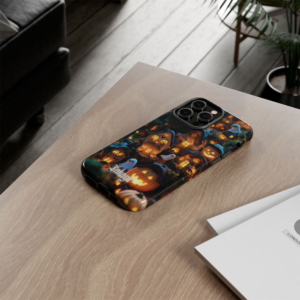 Spooky Pumpkin Village Tough Phone Cases (Season)