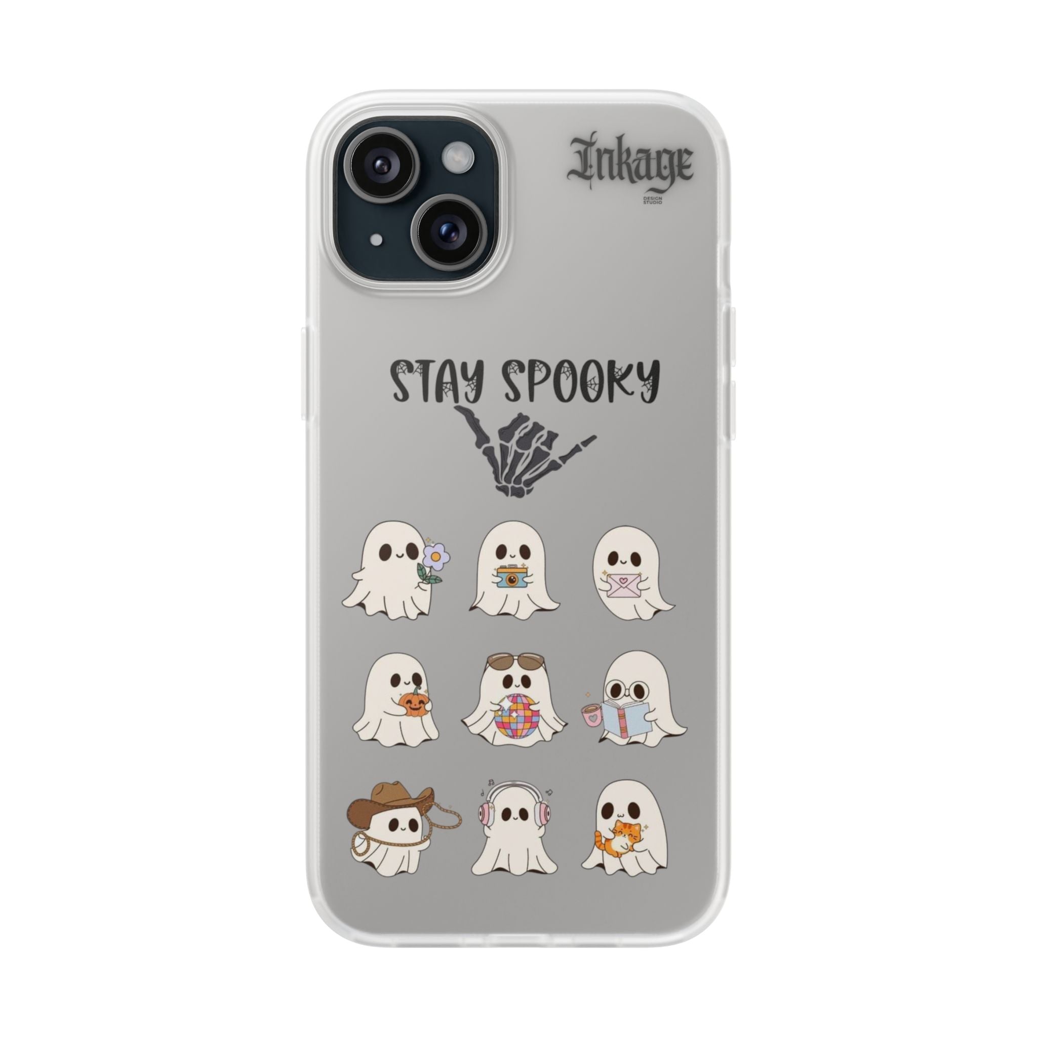Stay Spooky Clear Phone Cases (Season)