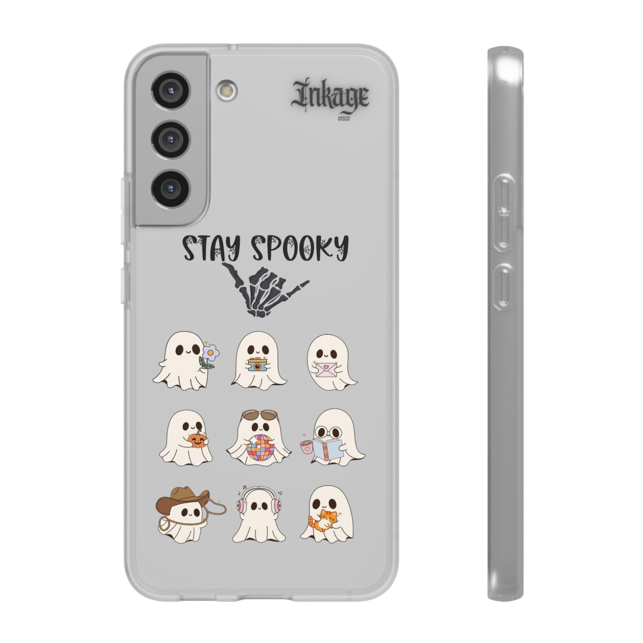 Stay Spooky Clear Phone Cases (Season)
