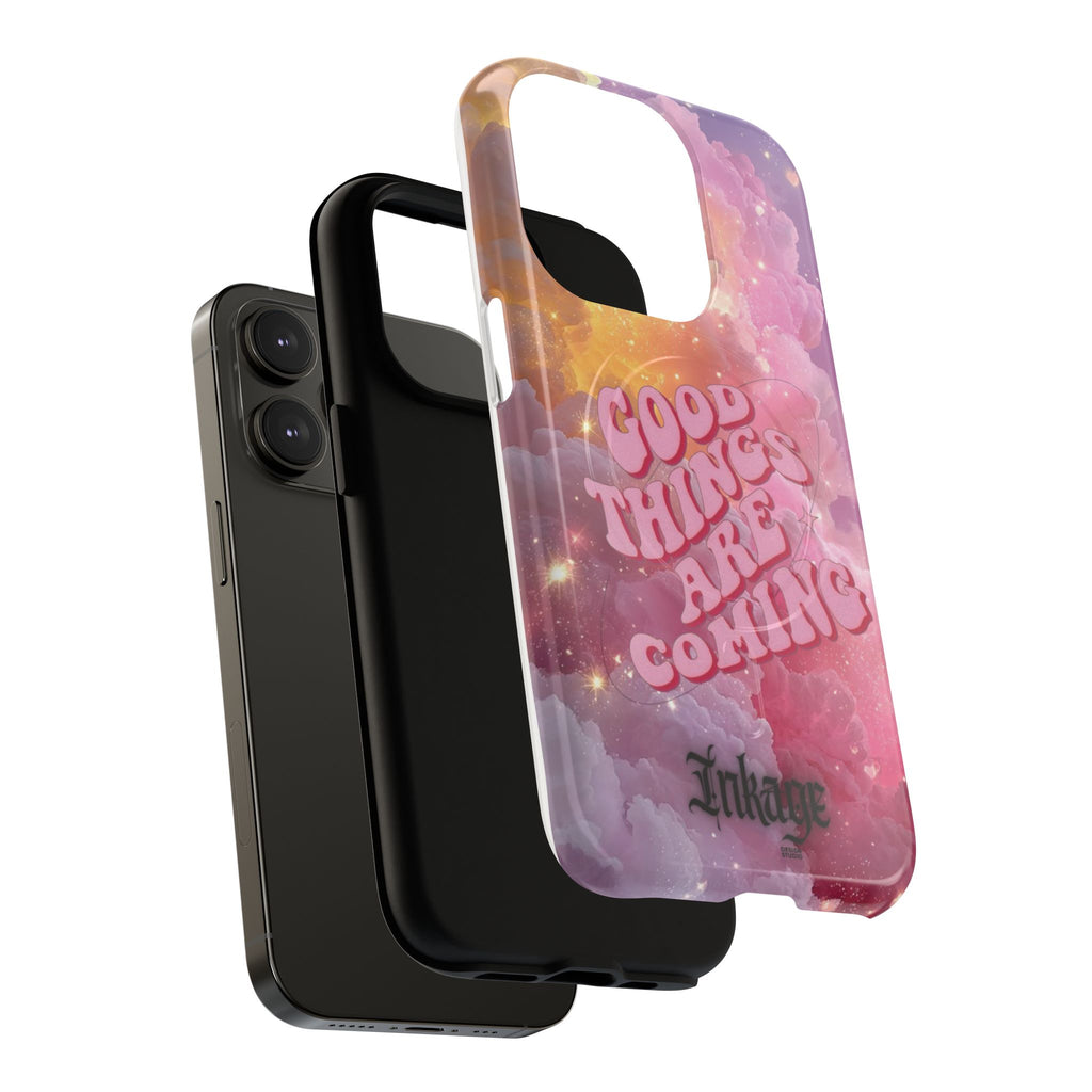 "Good Things Are Coming" with Tough Magnetic Phone Cases (Quote)