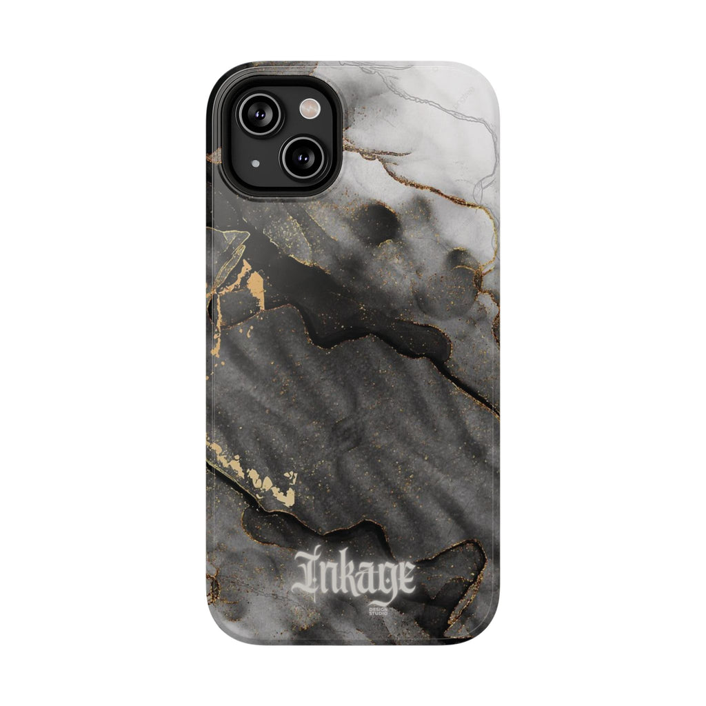 White Noir Marble Gold Foil Magnetic Phone Cases