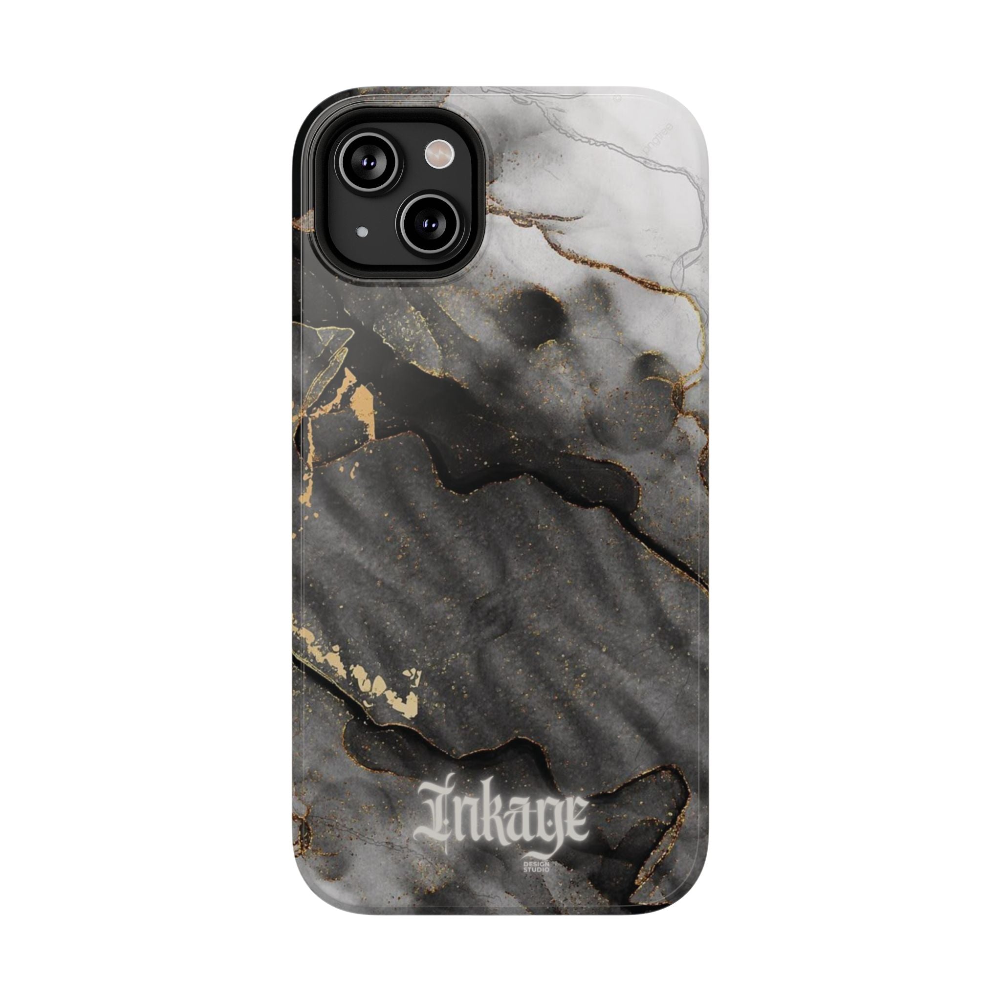 White Noir Marble Gold Foil Magnetic Phone Cases