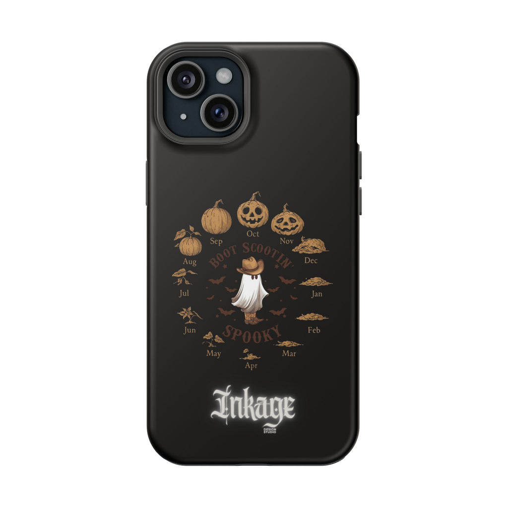 Spooky Boot Halloween Pumpkin Magnetic Phone Case (Season)