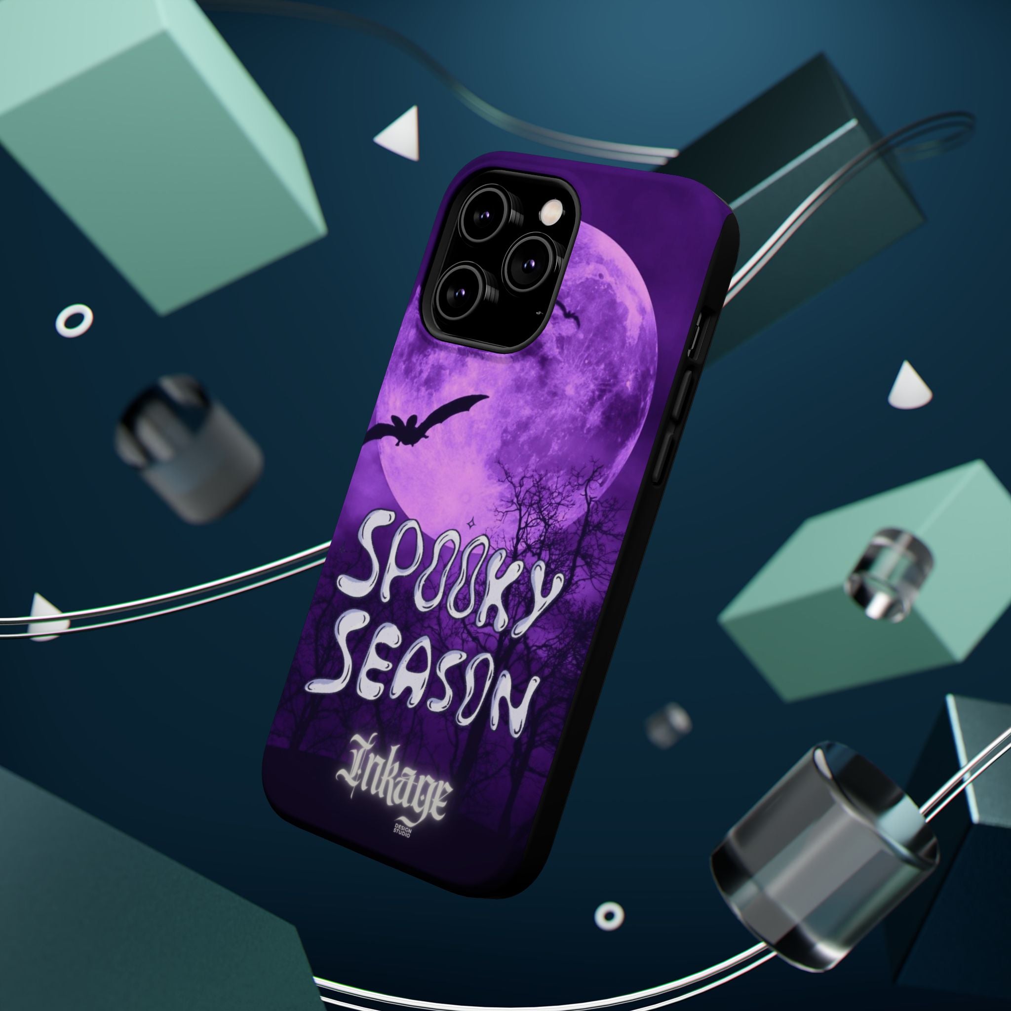 Purple Spooky Season Magnetic Phone Cases (Season)