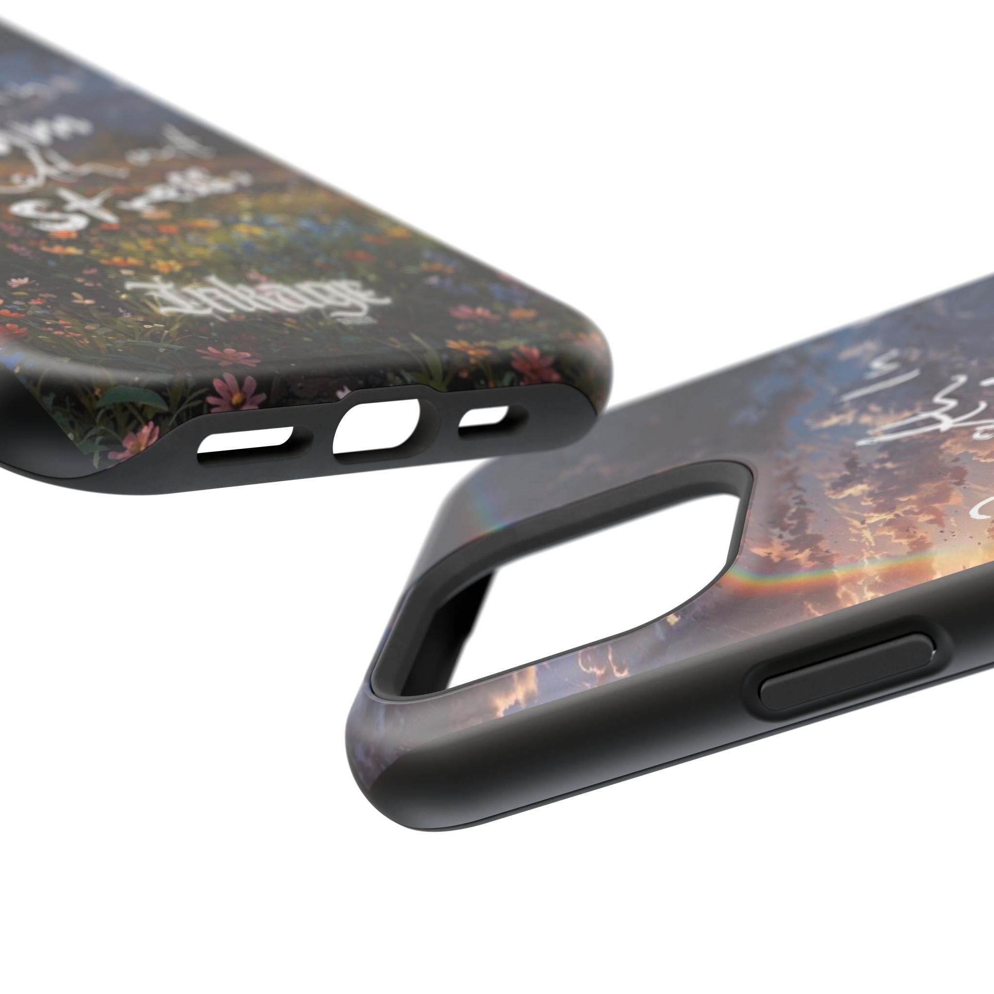 "Breath in Calm Breath out Stress" Magnetic Phone Cases (Quote)