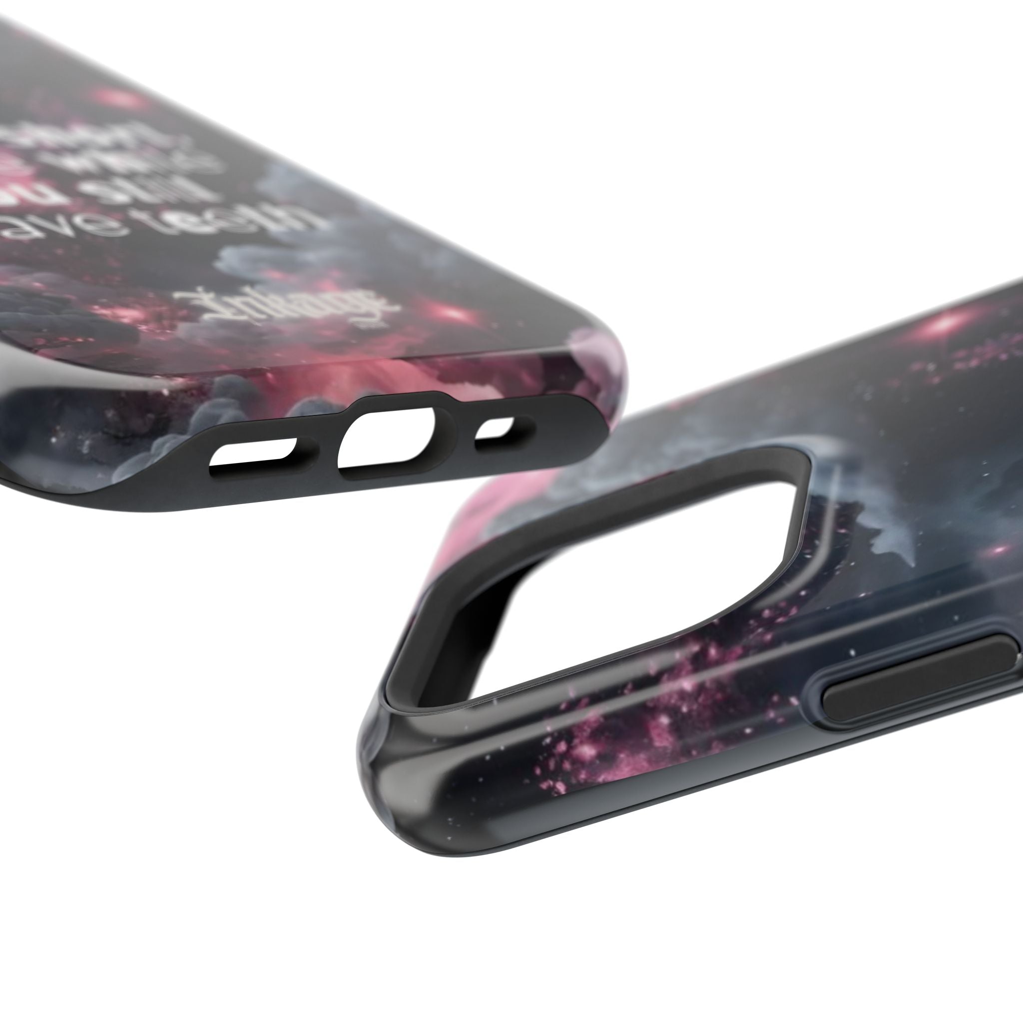 “Life is Short, Smile While You Still Have Teeth” Magnetic Phone Cases (Quote)