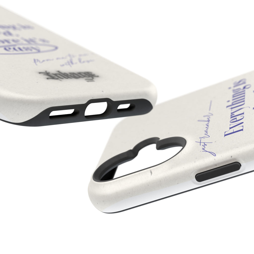 "Everything is hard, before it's easy" Magnetic Phone Case (Quote)