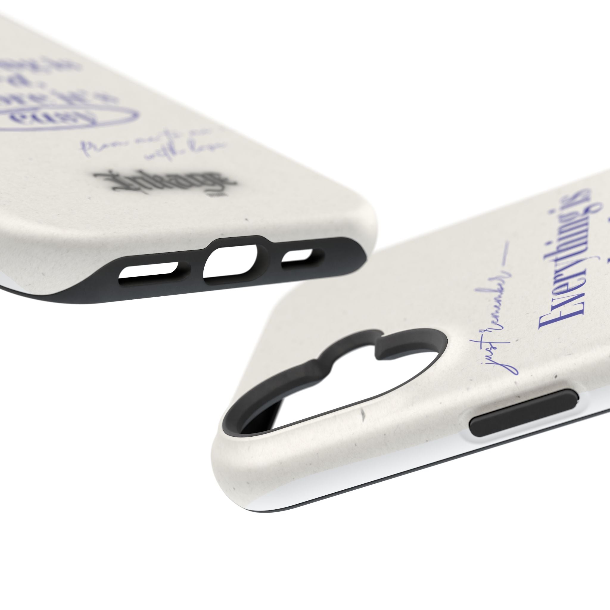 "Everything is hard, before it's easy" Magnetic Phone Case (Quote)