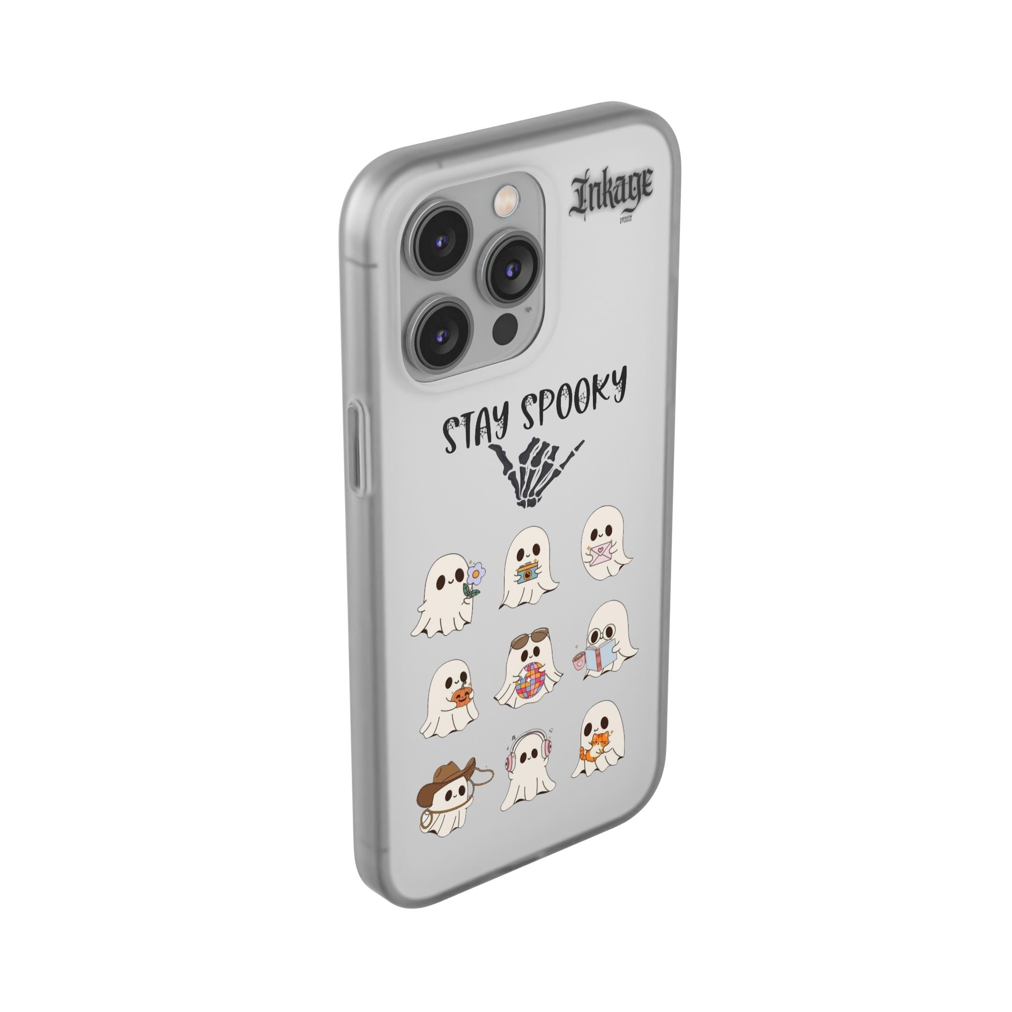 Stay Spooky Clear Phone Cases (Season)