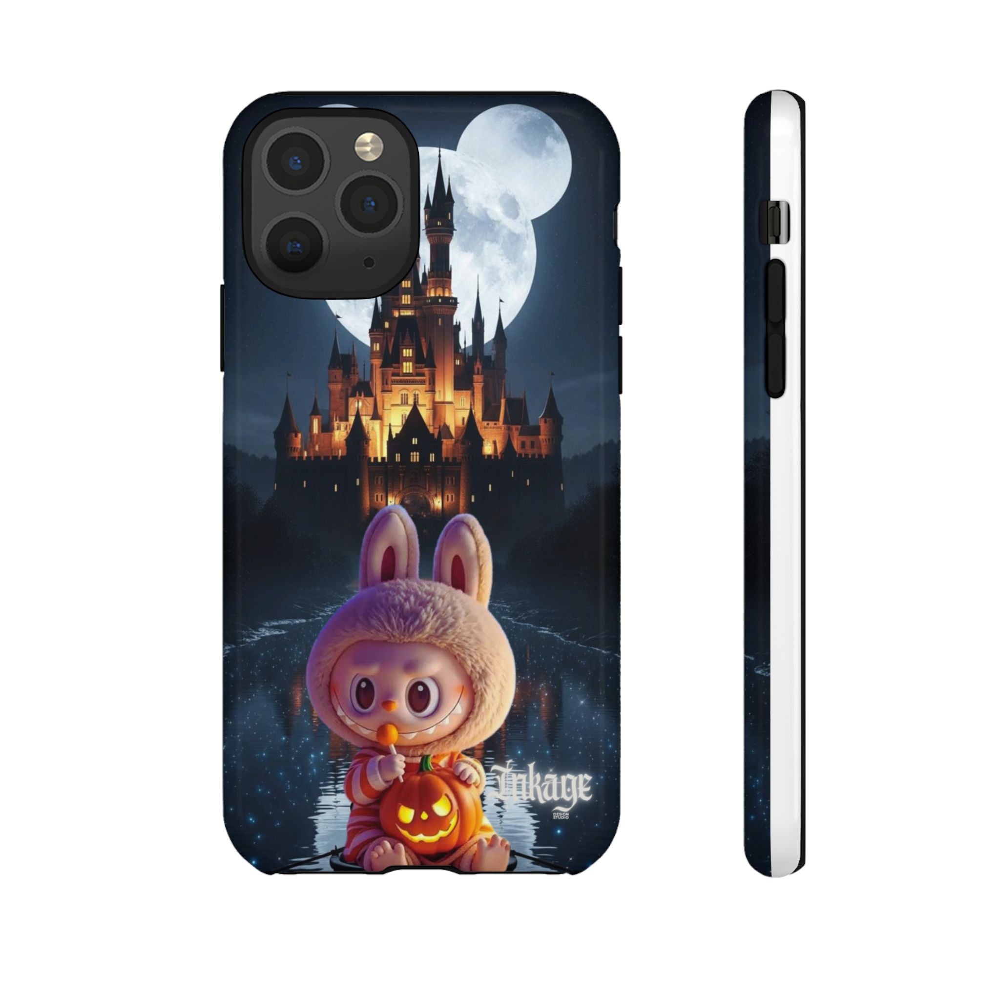Labubu Halloween On Disney Boat Tough Phone Cases (Season, Animation)