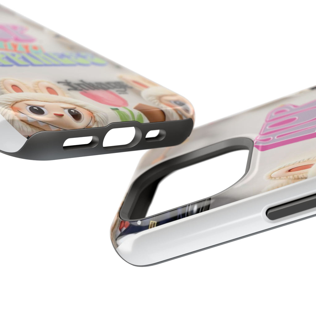 "Hop Into Happiness" Quote Magnetic Phone Case (Animation)