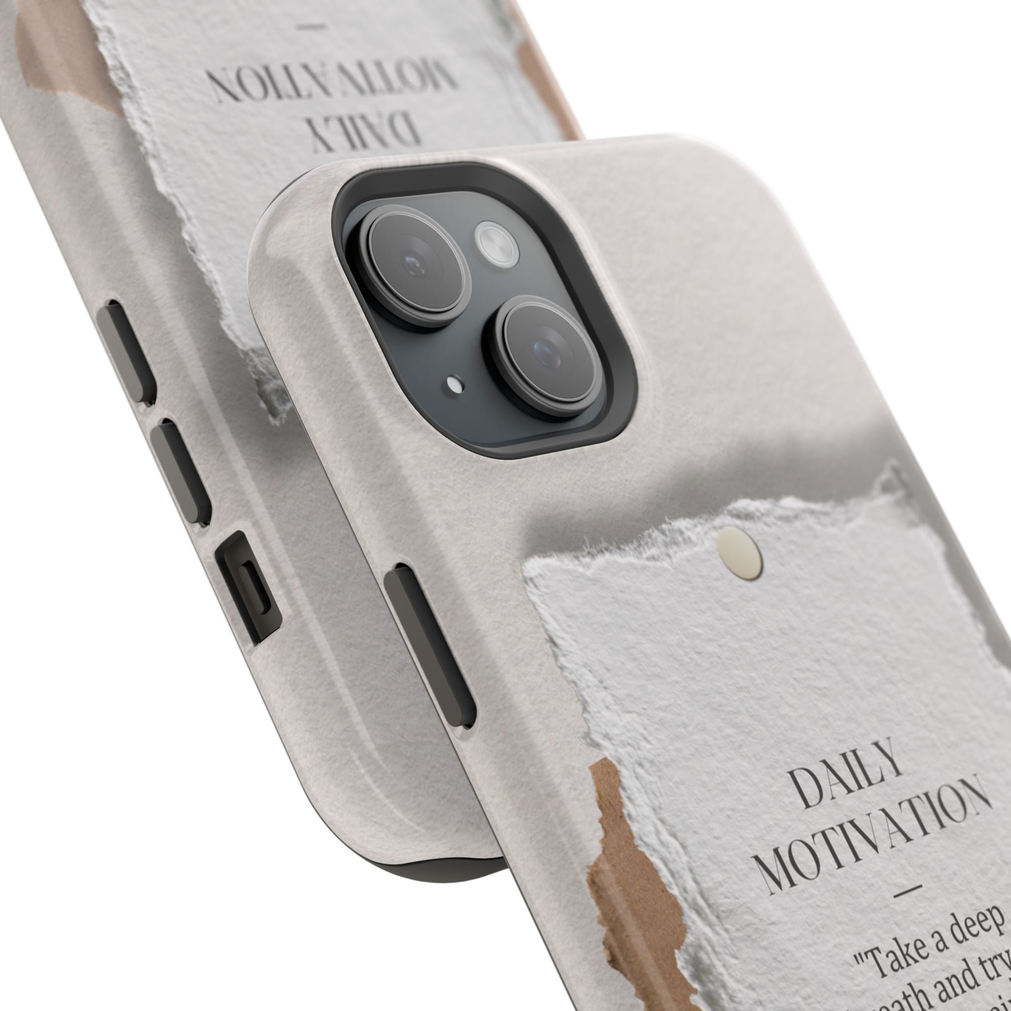 "Daily Motivation" Magnetic Quote Phone Case