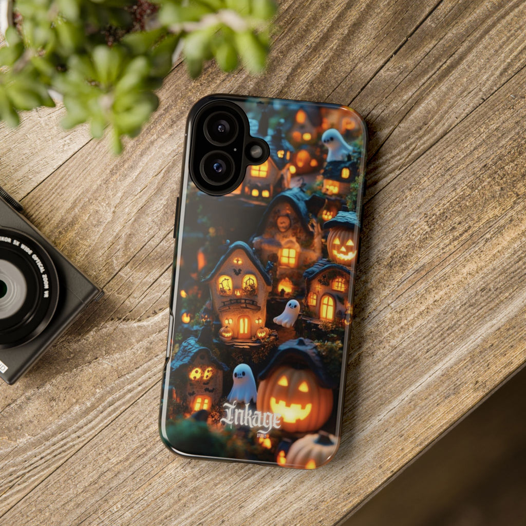 Spooky Pumpkin Village Tough Phone Cases (Season)