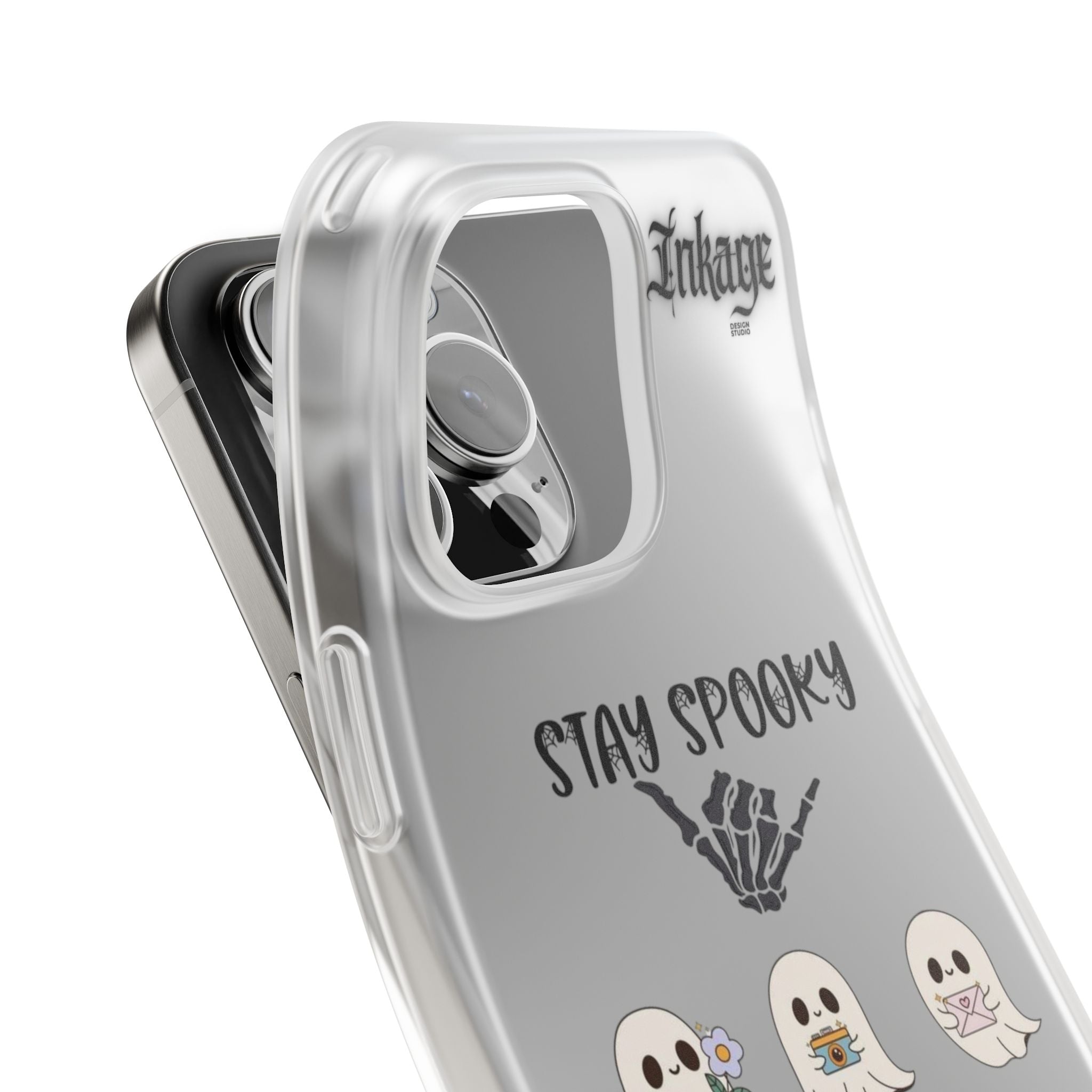 Stay Spooky Clear Phone Cases (Season)