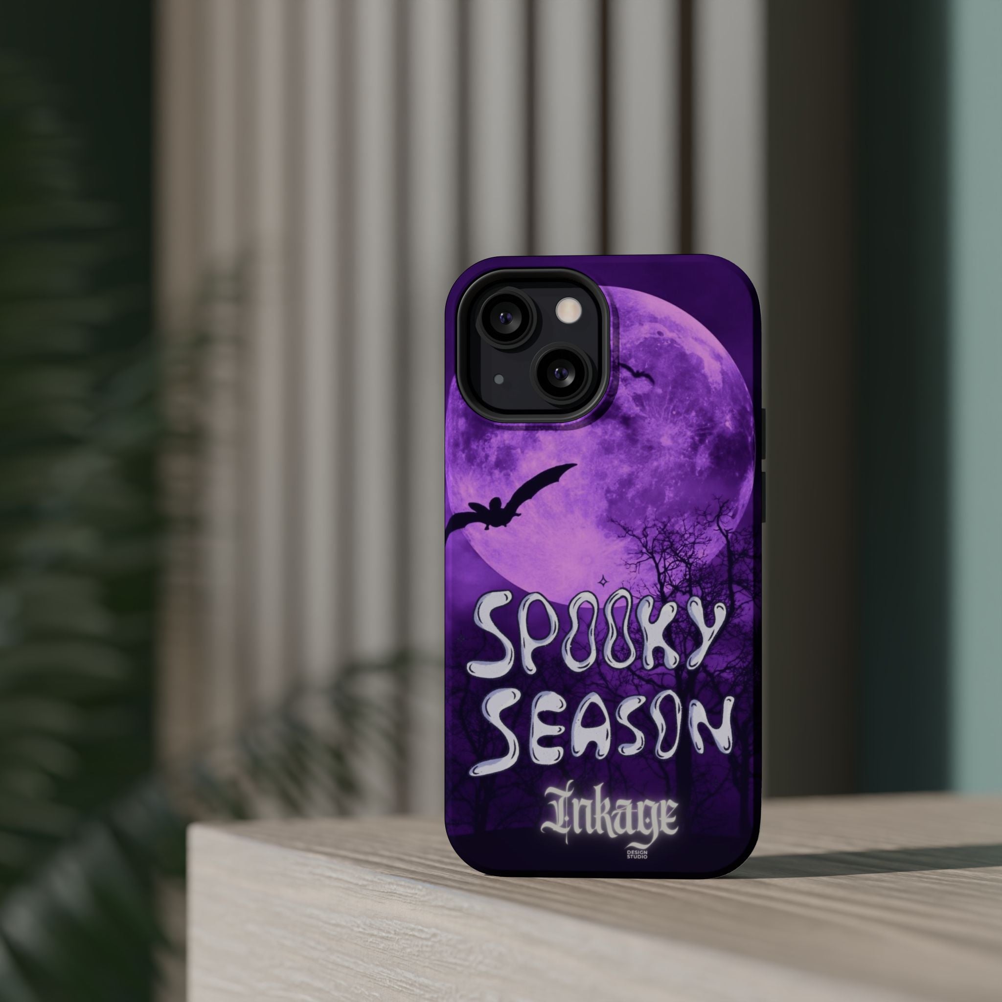 Purple Spooky Season Magnetic Phone Cases (Season)