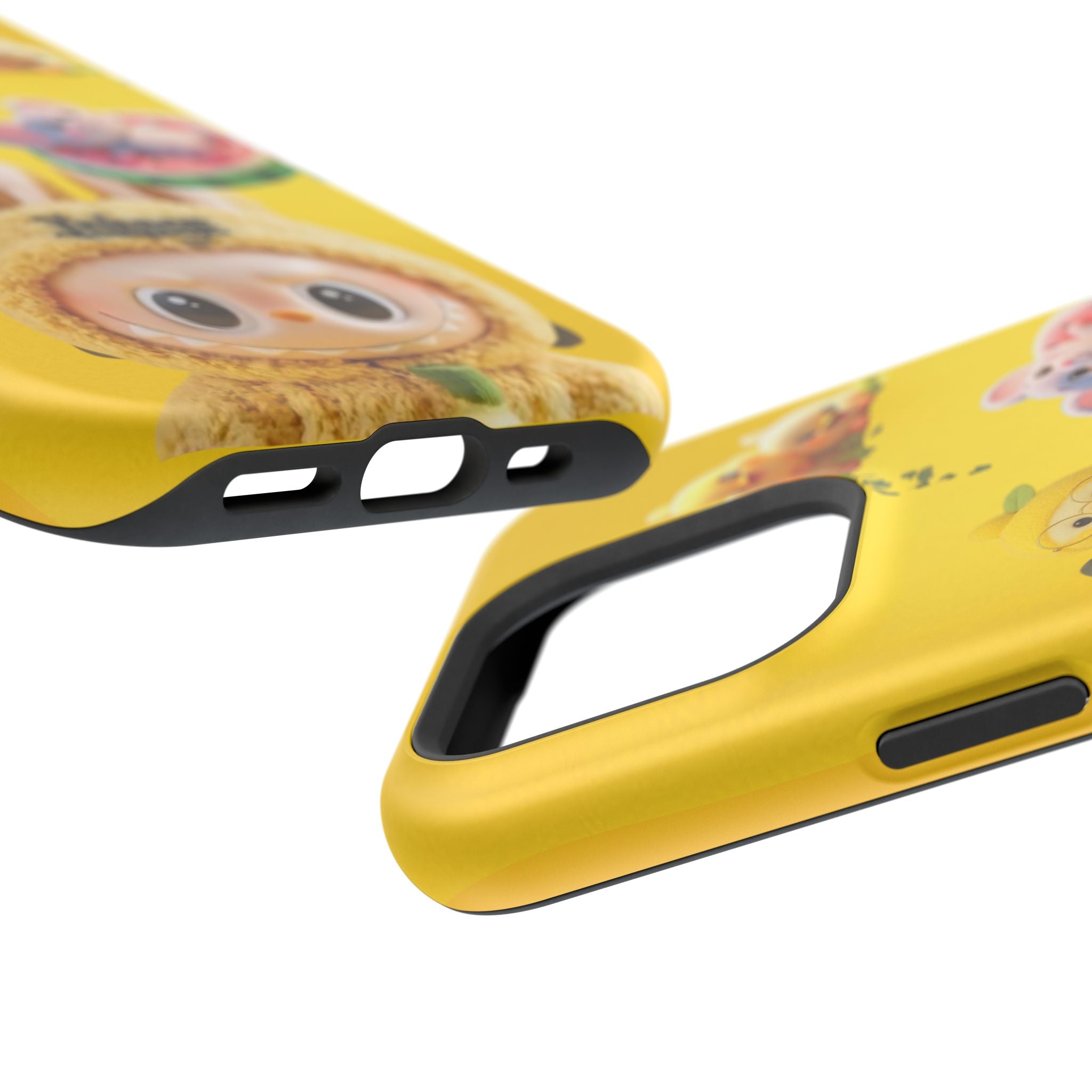 Yellow Cutie Labubu Magnetic Phone Cases (Animation)