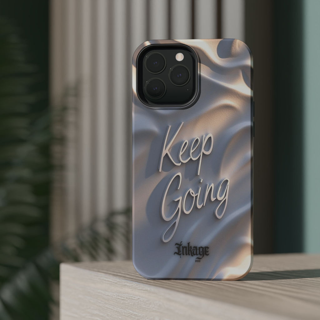 "Keep Going" Magnetic Phone Cases (Quote)