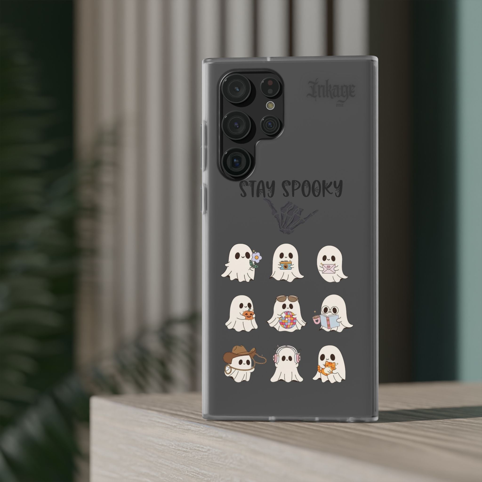 Stay Spooky Clear Phone Cases (Season)