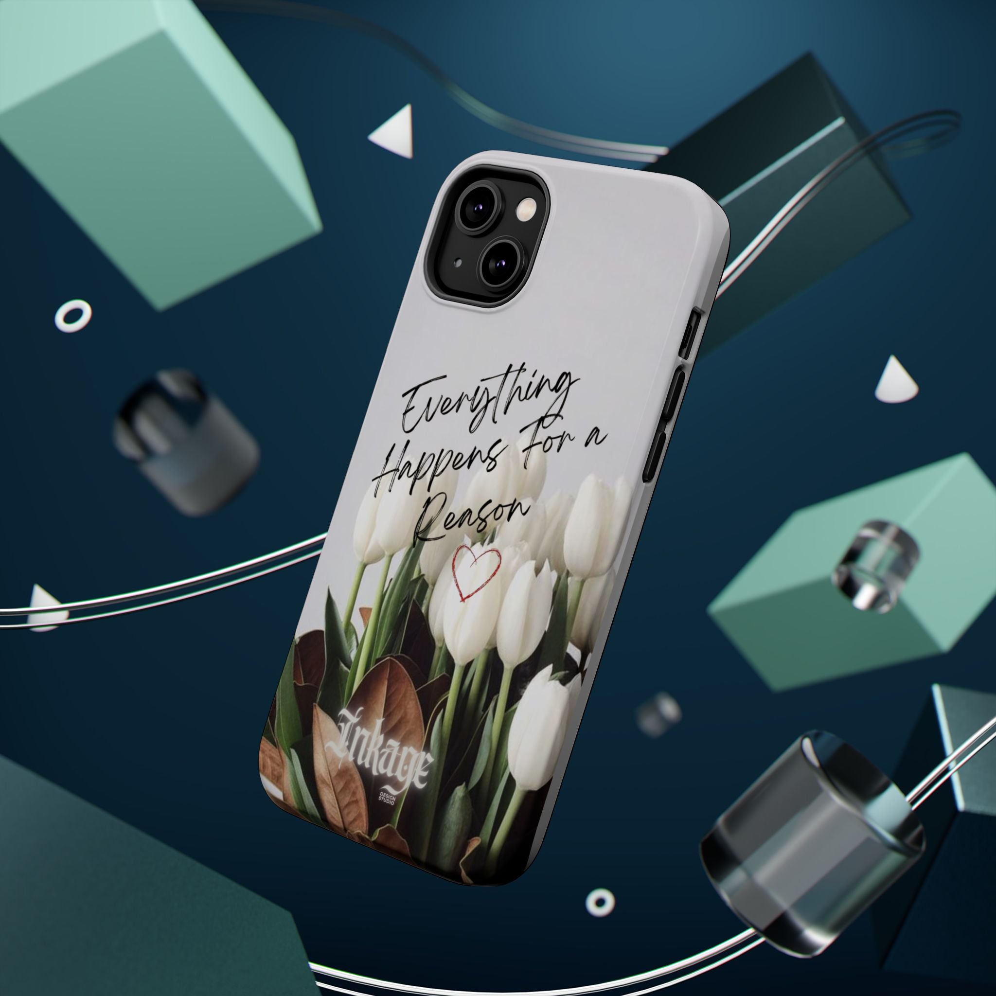 "Everything Happens for a Reason" Quote Magnetic Phone Cases