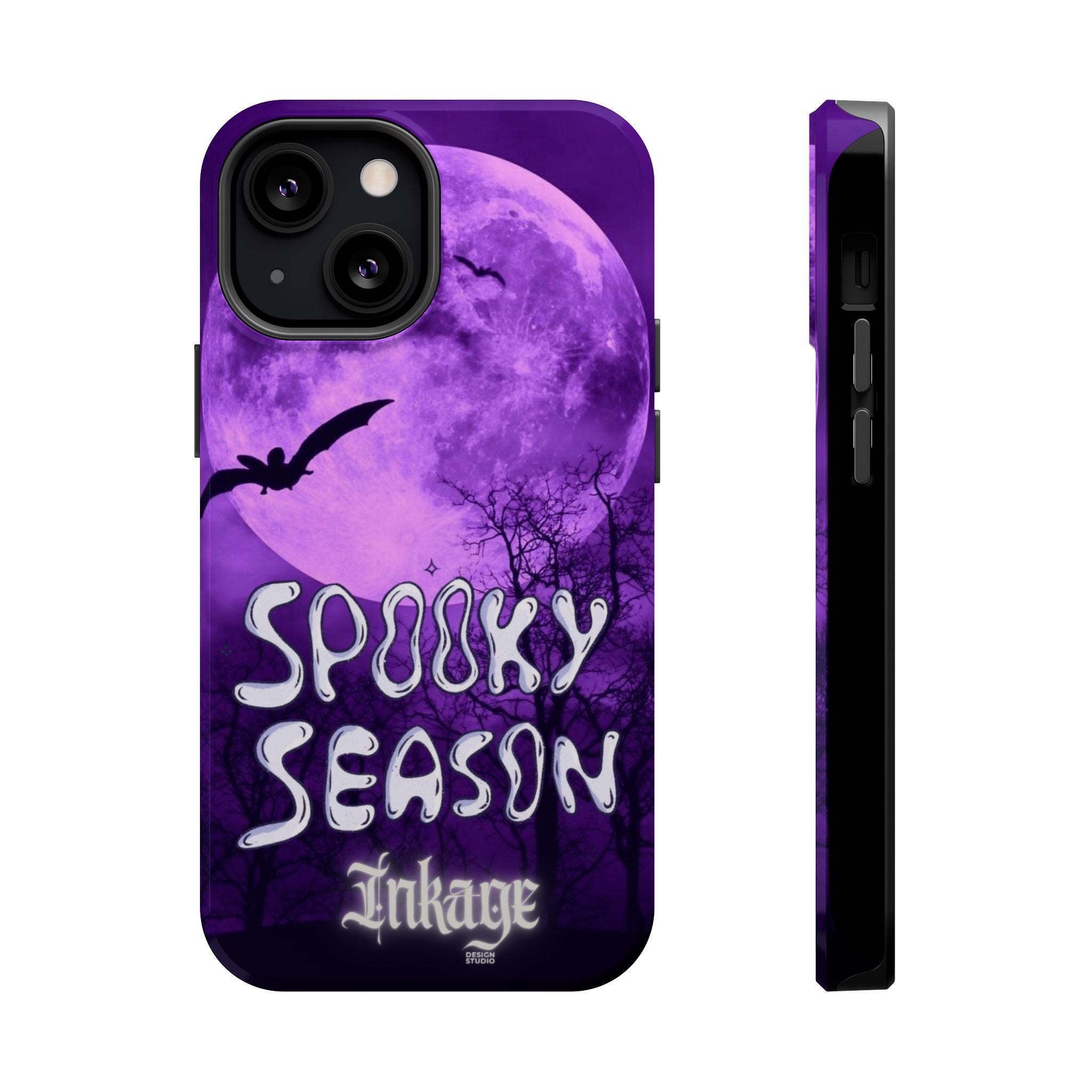 Purple Spooky Season Magnetic Phone Cases (Season)
