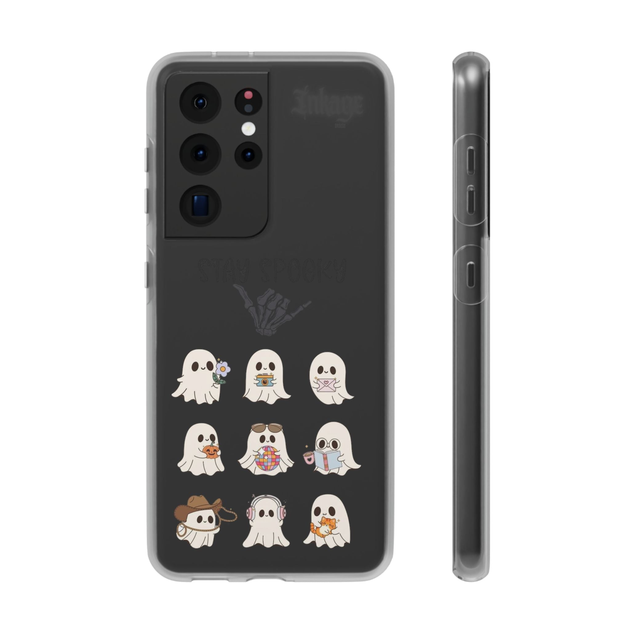 Stay Spooky Clear Phone Cases (Season)