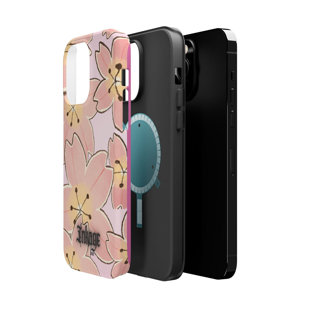 Charming Floral Magnetic Phone Case (Minimal)