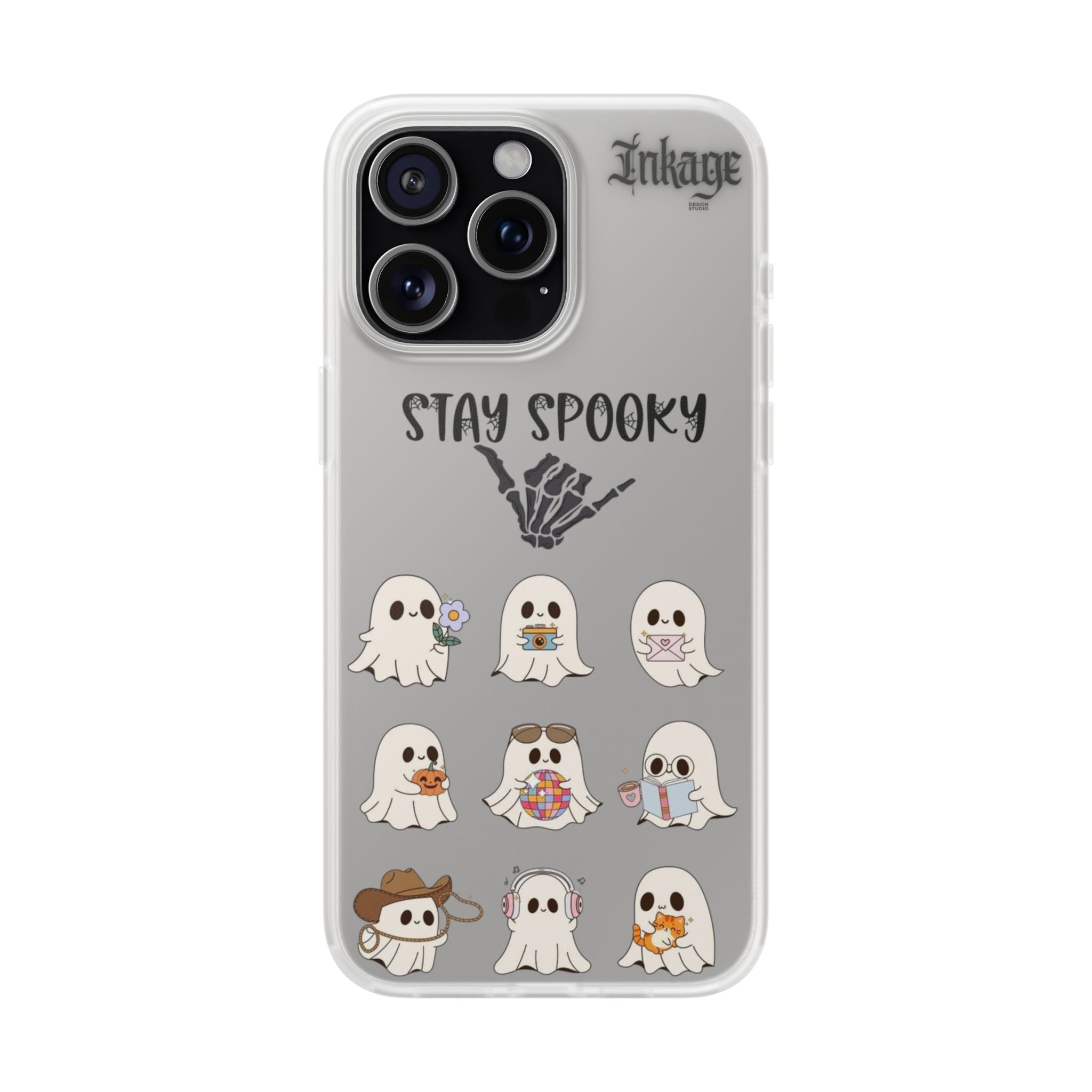 Stay Spooky Clear Phone Cases (Season)