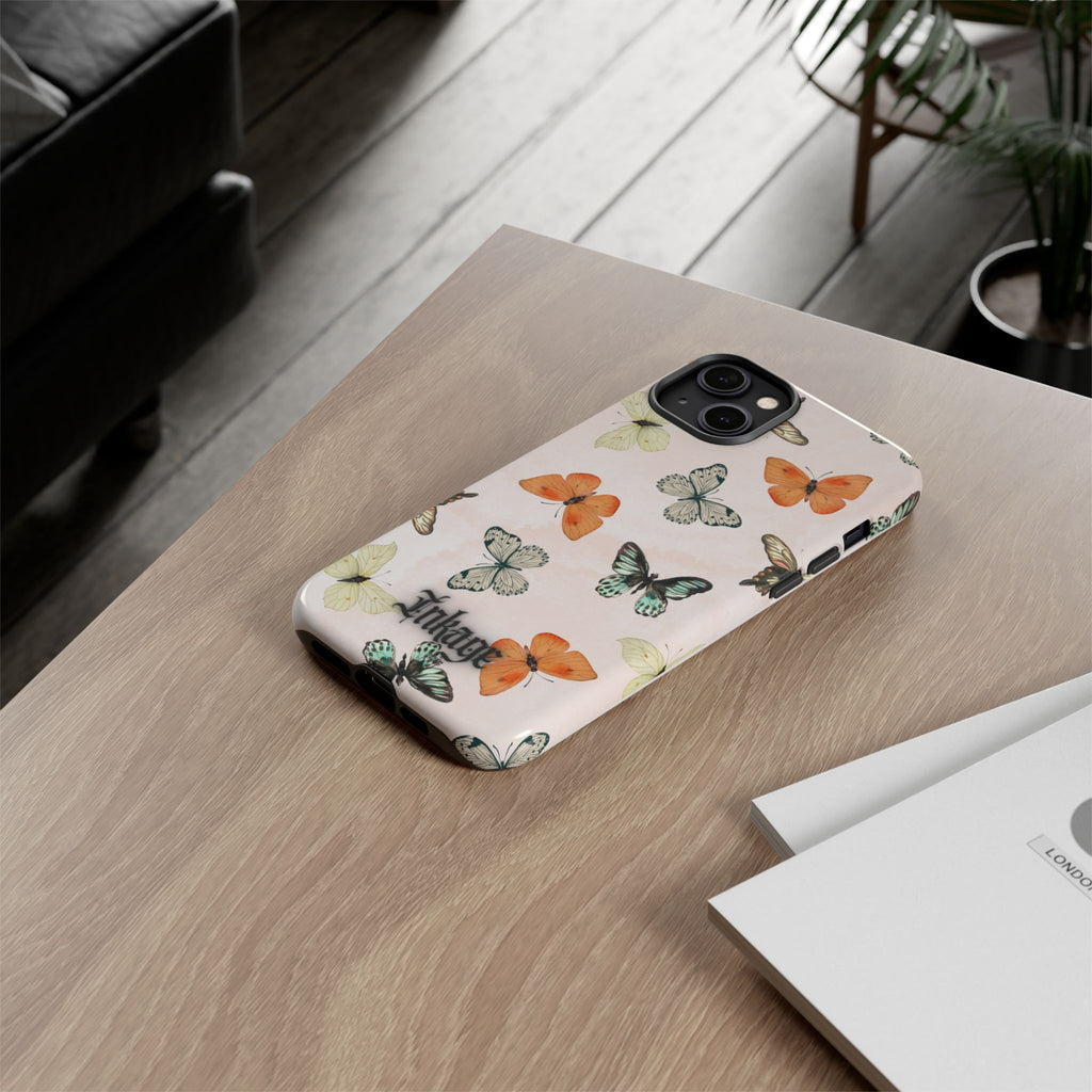 Color Butterfly Tough Phone Case (Minimal)