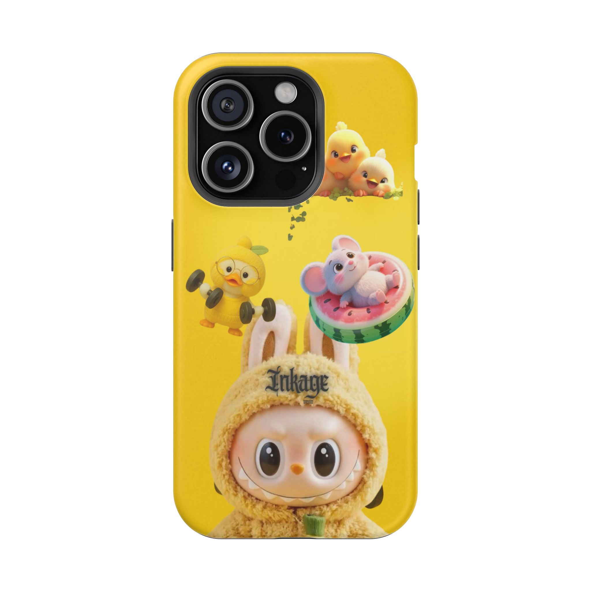 Yellow Cutie Labubu Magnetic Phone Cases (Animation)