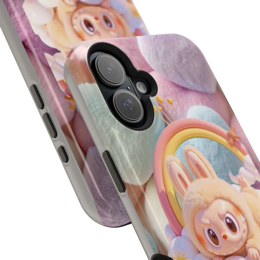 Pastel Rainbow Labubu Magnetic Phone Cases (Animation)