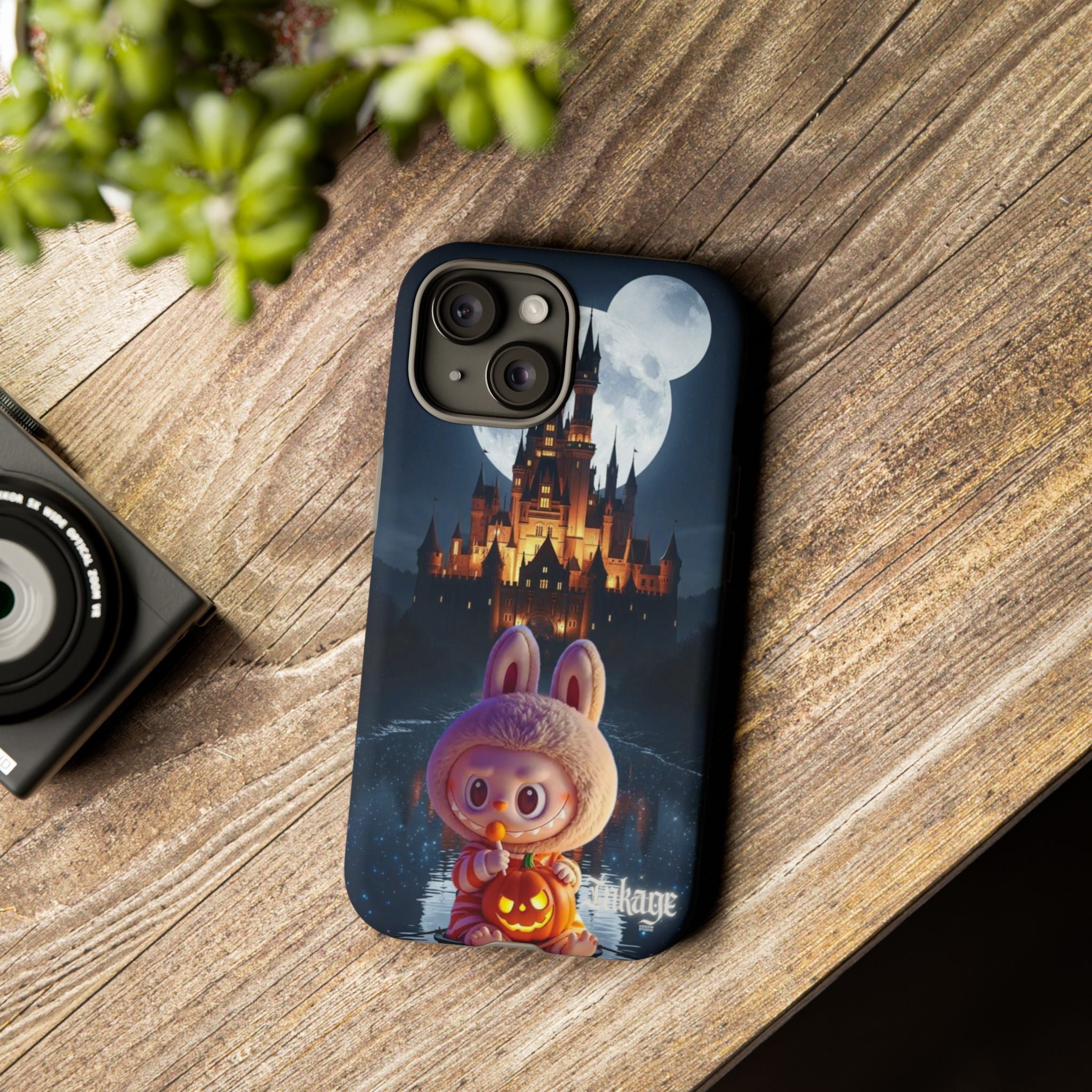 Labubu Halloween On Disney Boat Tough Phone Cases (Season, Animation)