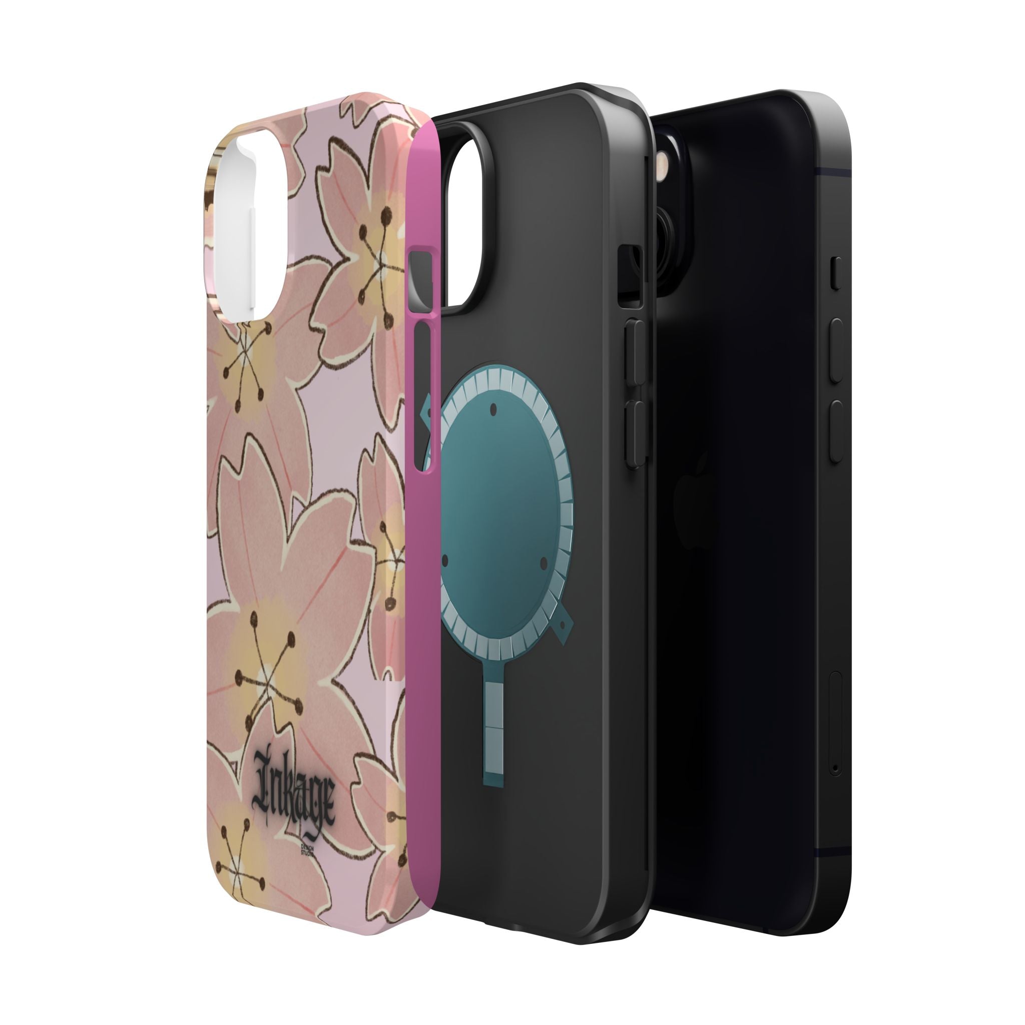 Charming Floral Magnetic Phone Cases (Minimal)