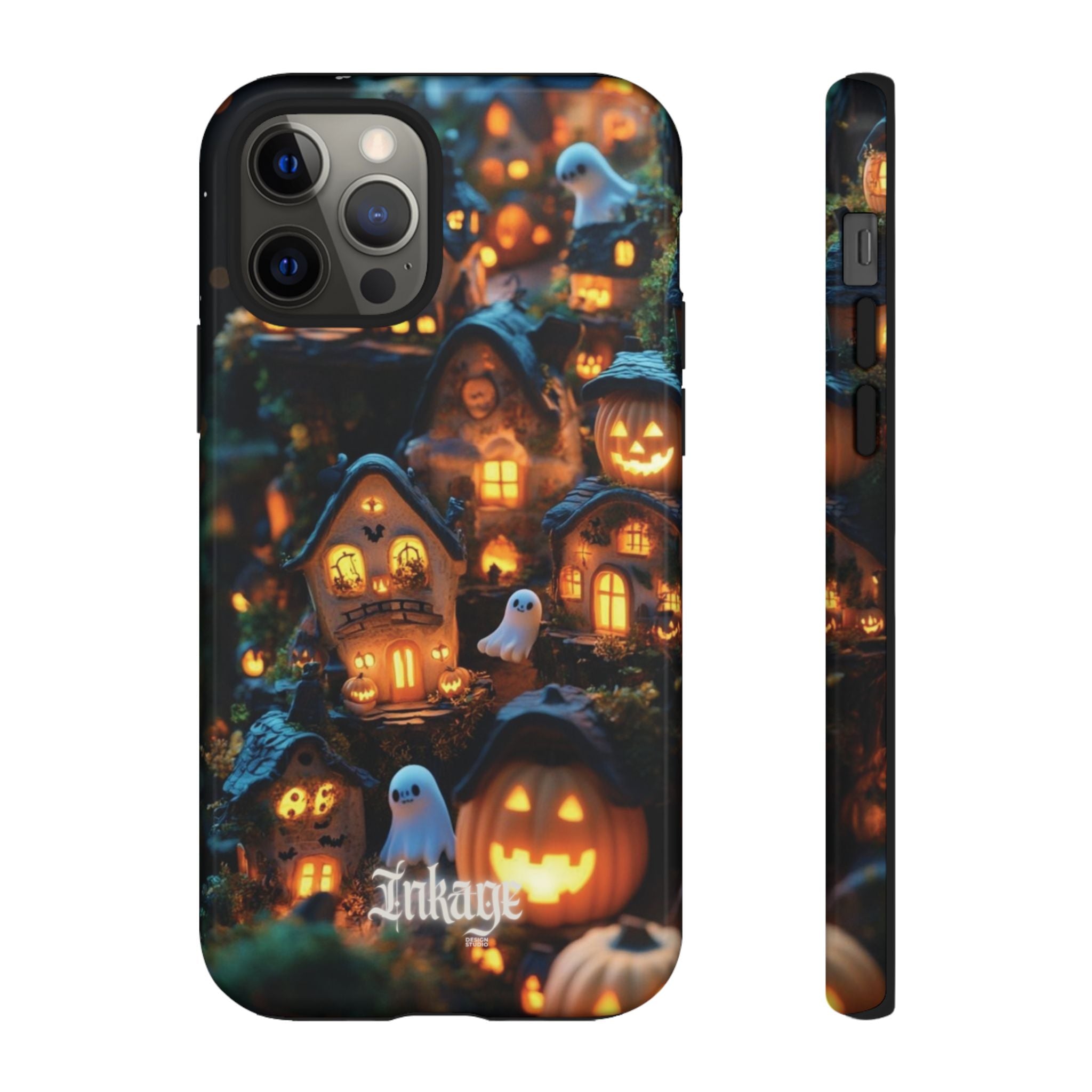 Spooky Pumpkin Village Tough Phone Cases (Season)