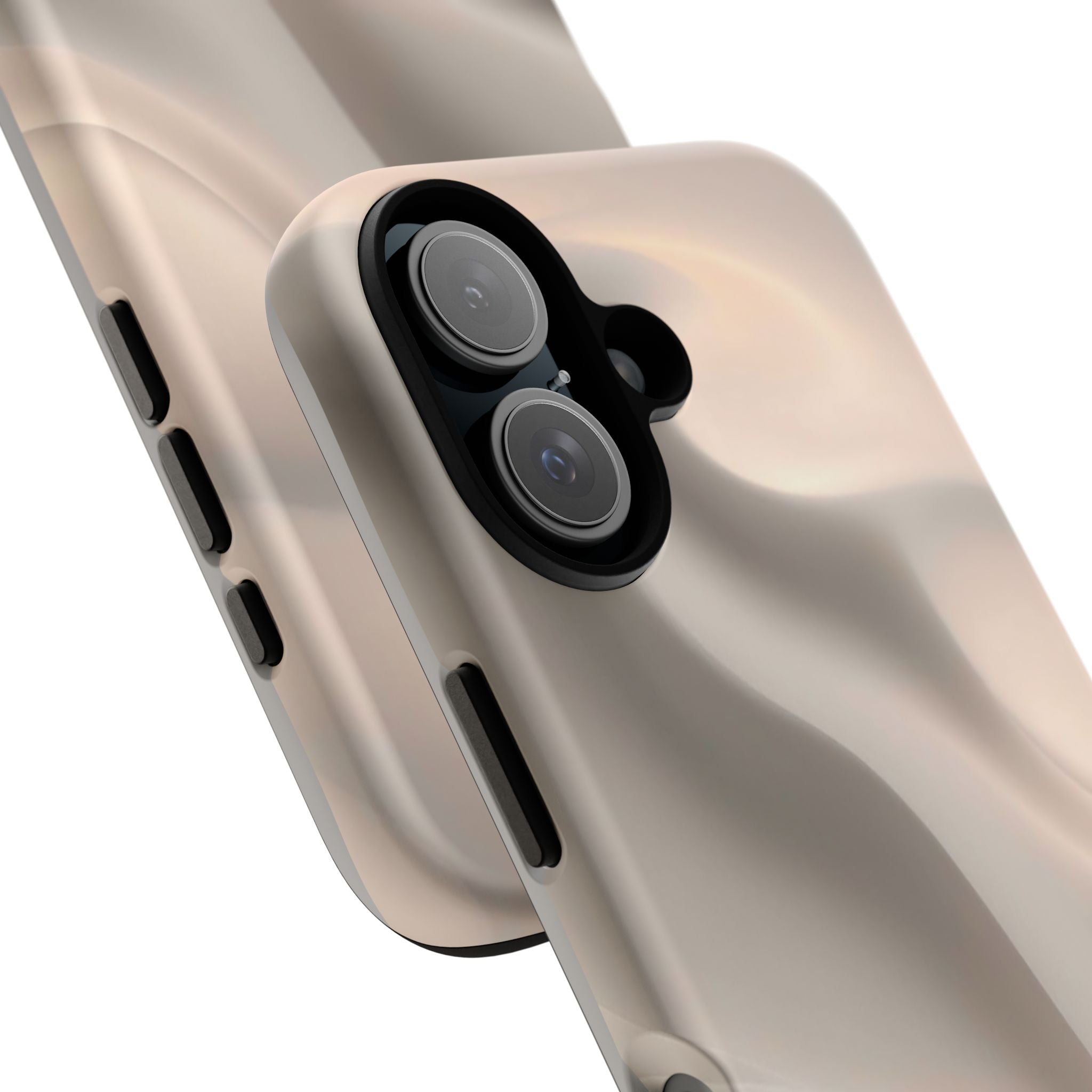 Beige Wavy Flow Tough Phone Case (Minimal)