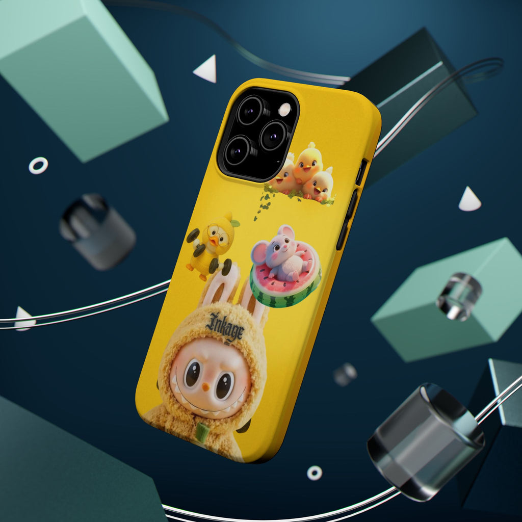 Yellow Cutie Labubu Magnetic Phone Cases (Animation)