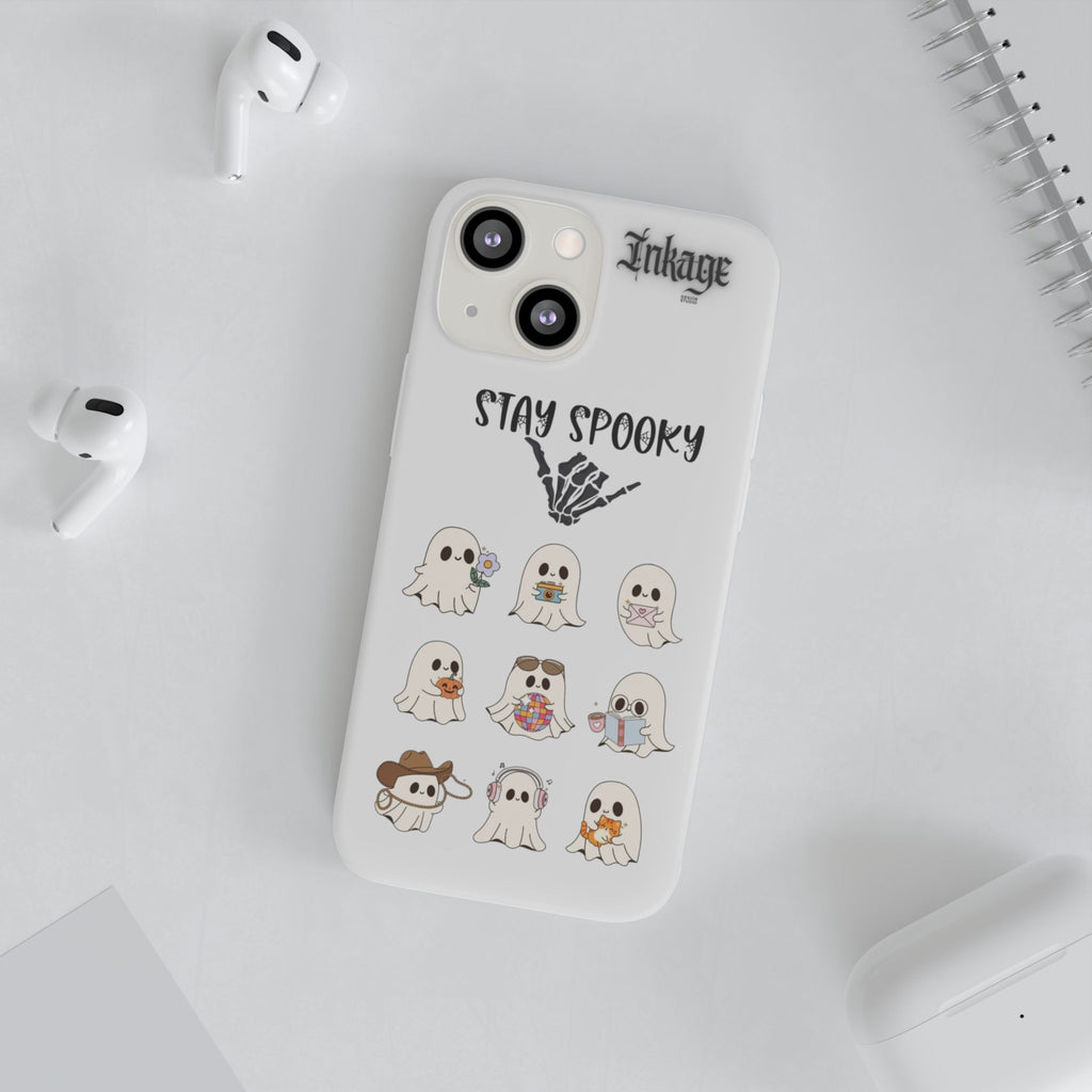 Stay Spooky Clear Phone Cases (Season)