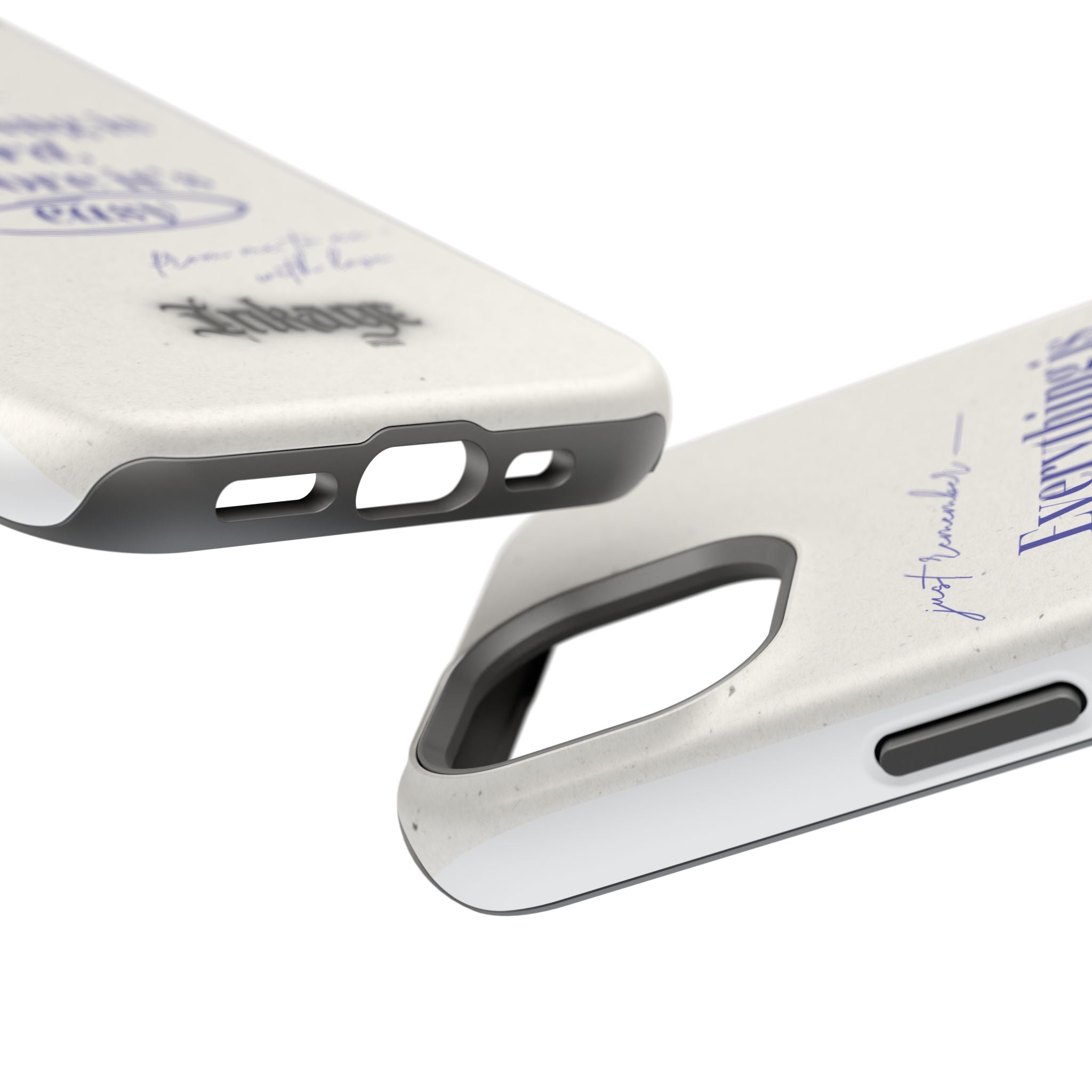"Everything is hard, before it's easy" Magnetic Phone Case (Quote)