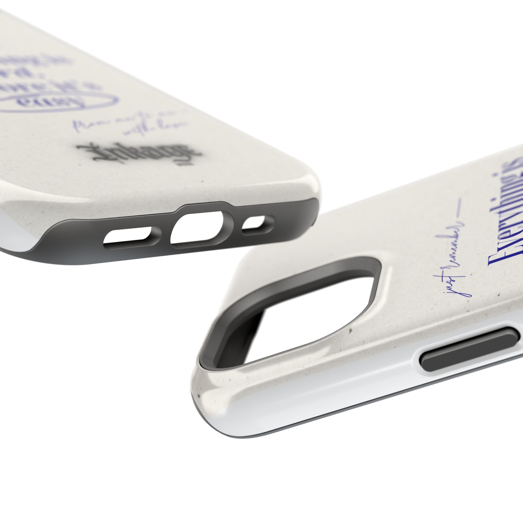 "Everything is hard, before it's easy" Magnetic Phone Case (Quote)