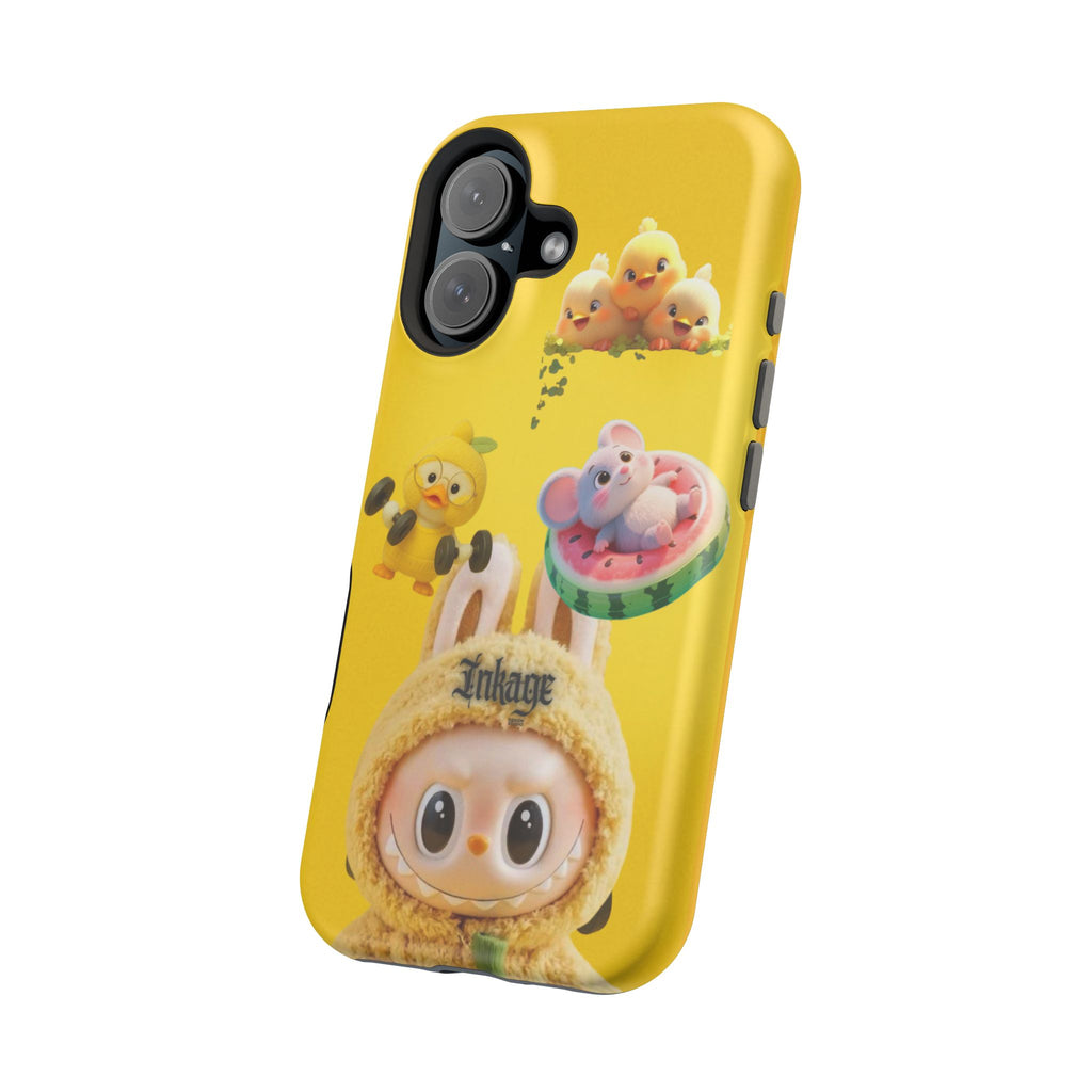Yellow Cutie Labubu Magnetic Phone Cases (Animation)